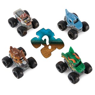 Foto 2 | Toy Monster Jam Mini Paquete De 5 Unidades Con Mystery Truck, Escala 1:87 - Venta Internacional