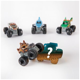 Foto 4 | Toy Monster Jam Mini Paquete De 5 Unidades Con Mystery Truck, Escala 1:87 - Venta Internacional