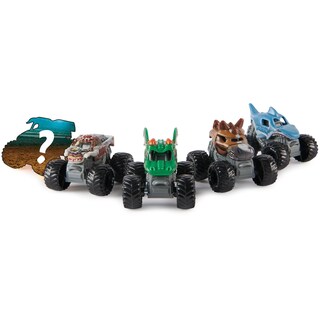 Foto 5 | Toy Monster Jam Mini Paquete De 5 Unidades Con Mystery Truck, Escala 1:87 - Venta Internacional