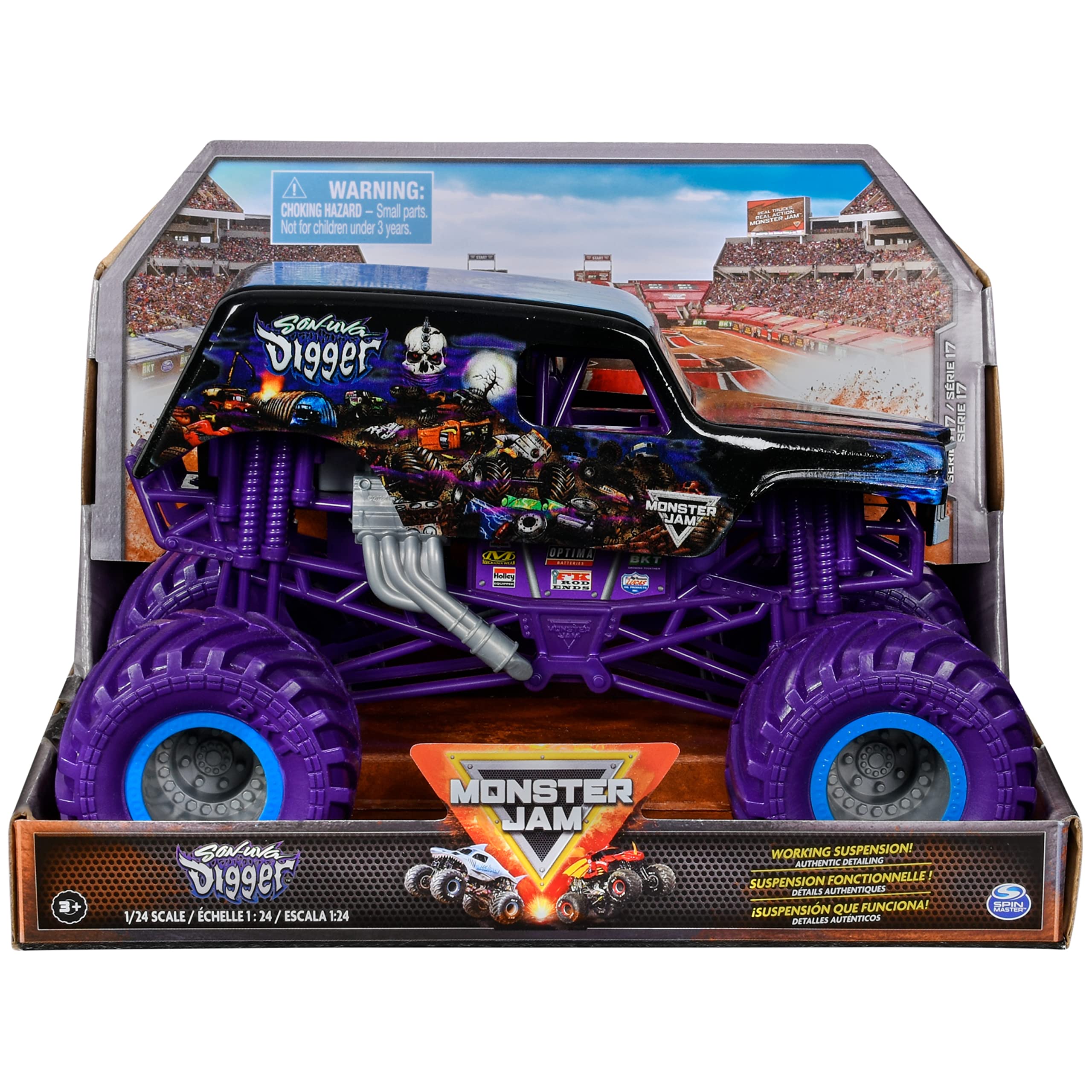 Foto 2 pulgar | Excavadora Monster Jam Son-Uva para Coleccionistas - Venta Internacional