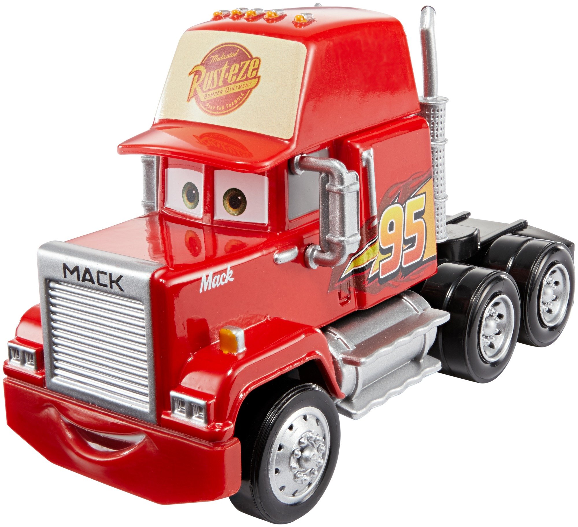 Foto 2 pulgar | Juguete Disney Cars Deluxe Mack Fundido A Presión Escala 1:55 para Niños