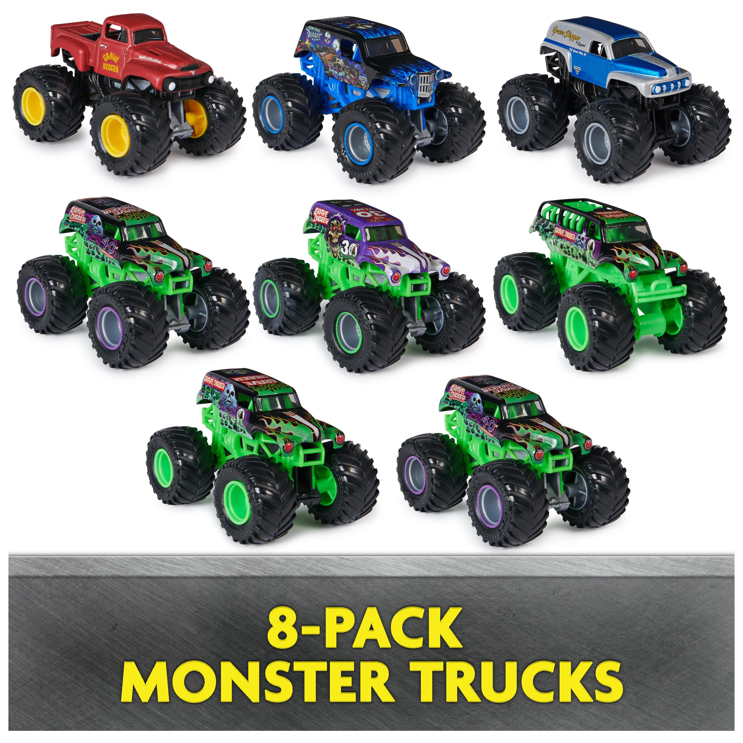 Foto 3 pulgar | Set de Carros Monster Jam Grave Digger -Venta Internacional