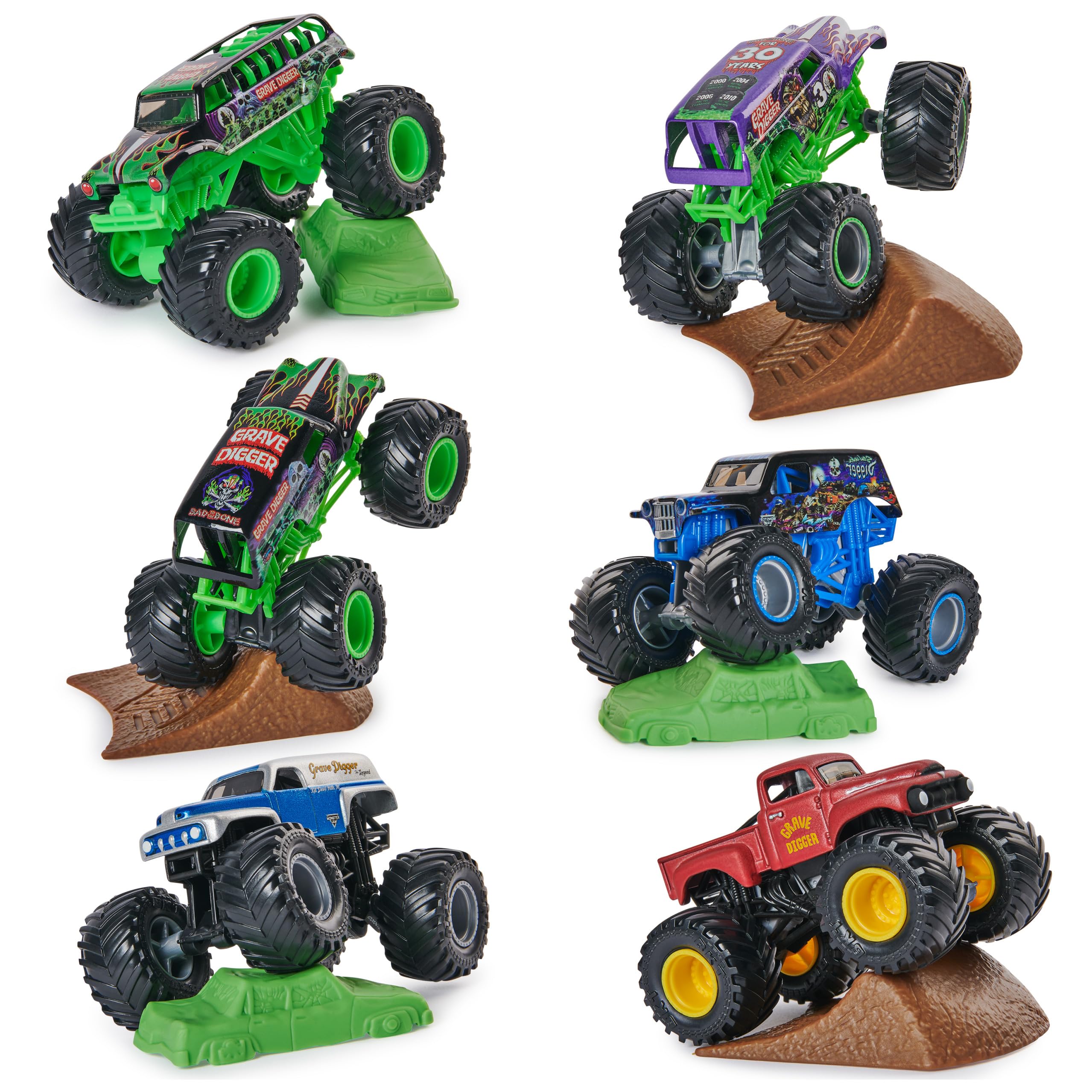 Foto 7 pulgar | Set de Carros Monster Jam Grave Digger -Venta Internacional