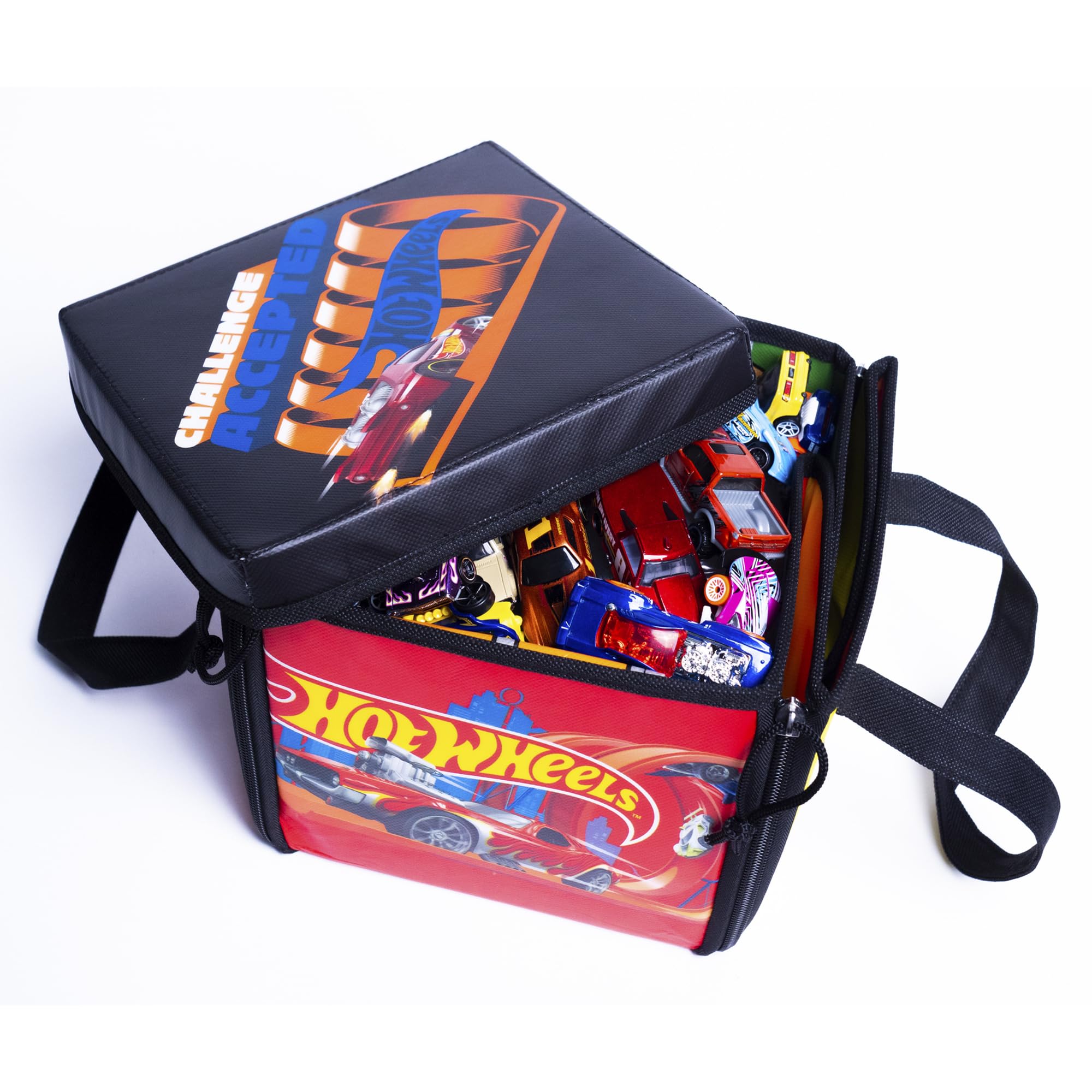 Foto 4 | Tapete de Juego y Rampa para Coche Hot Wheels Zipbin Ramp It Up 21 X 21 - Venta Internacional