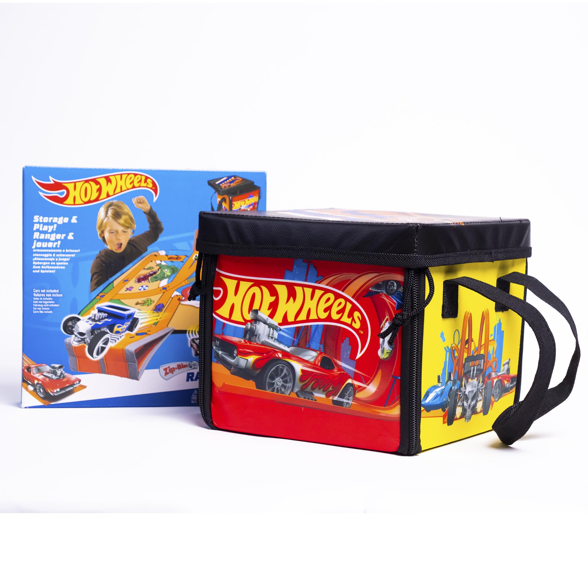 Foto 6 | Tapete de Juego y Rampa para Coche Hot Wheels Zipbin Ramp It Up 21 X 21 - Venta Internacional