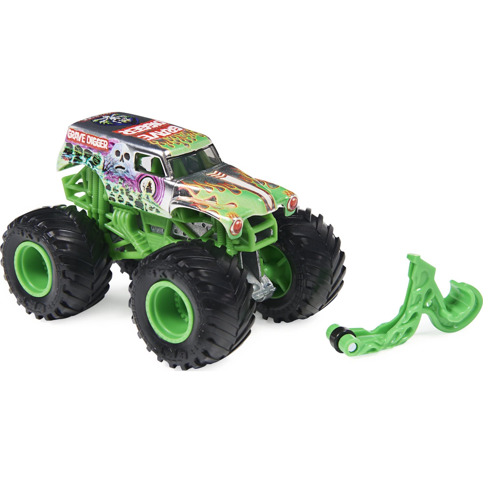 Foto 3 pulgar | Monster Truck Monster Jam 2021 1:64 con Barra y Ruedas - Venta Internacional