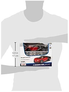 Foto 6 | Maqueta de Coche Fundido Maisto 1:24 Línea de Montaje Bugatti Chiron - Venta Internacional