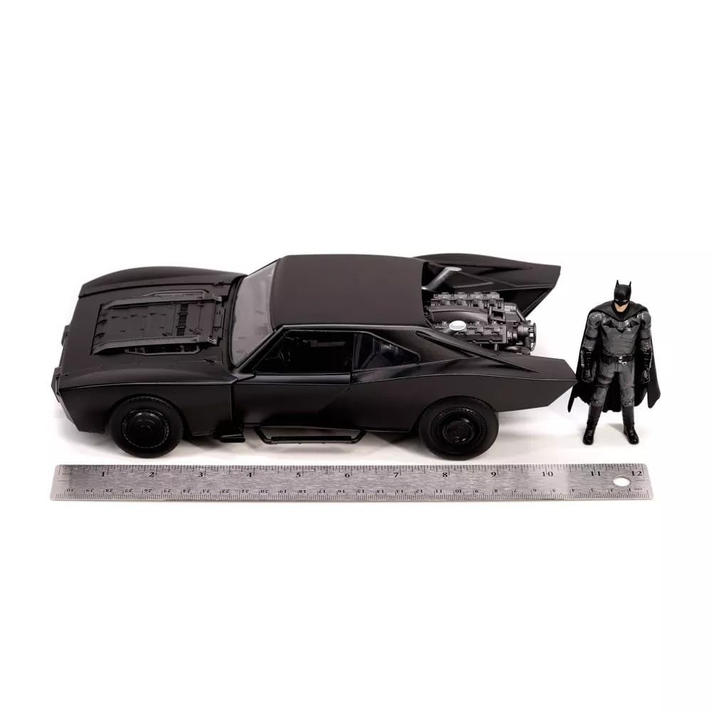Foto 6 pulgar | Vehículo de Juguete Batimóvil Toy Jada Toys DC Comics The Batman 1:18 con Luces - Venta Internacional