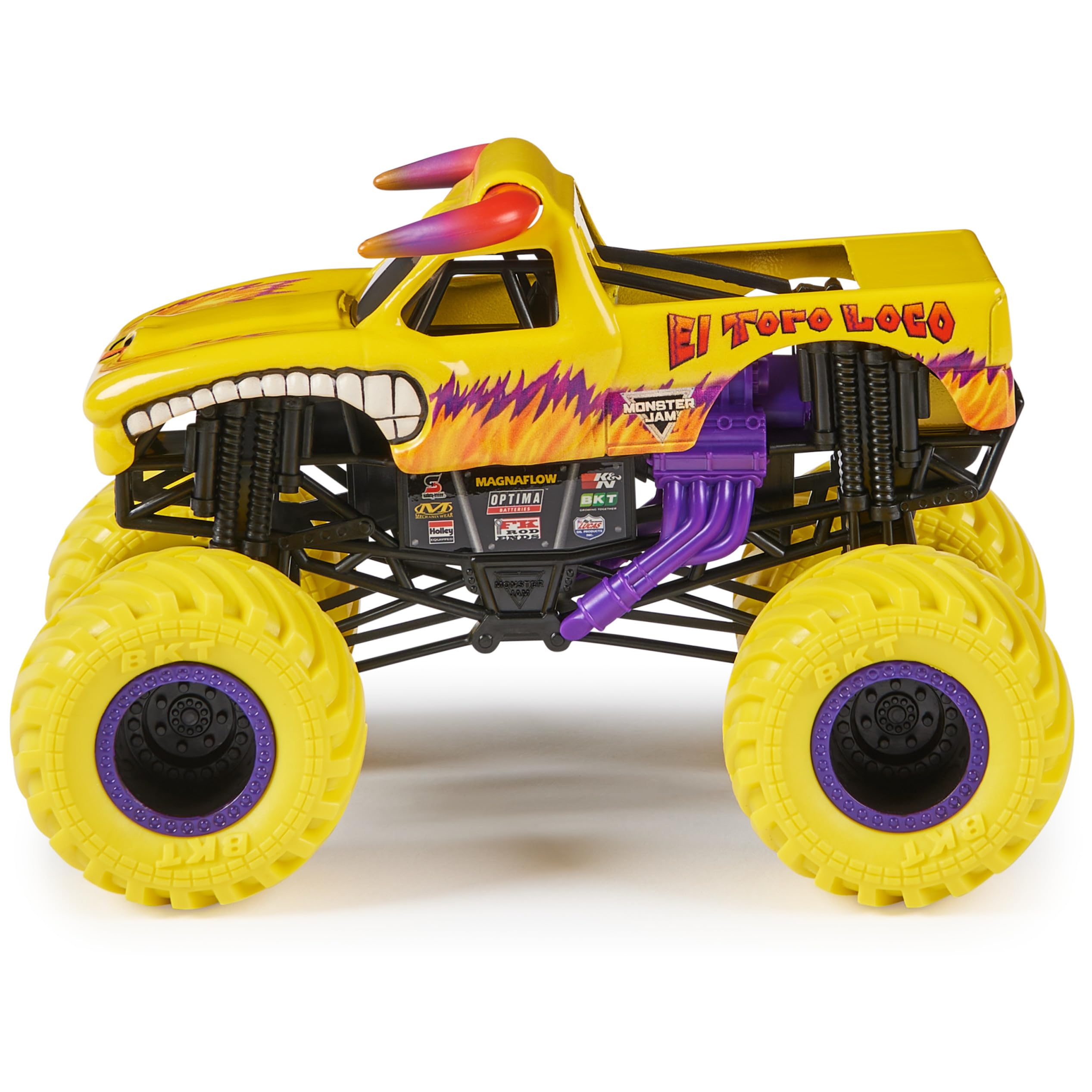 Foto 5 pulgar | Camión Monster Jam El Toro Loco 1:24 de Colección Fundido a Presión - Venta Internacional