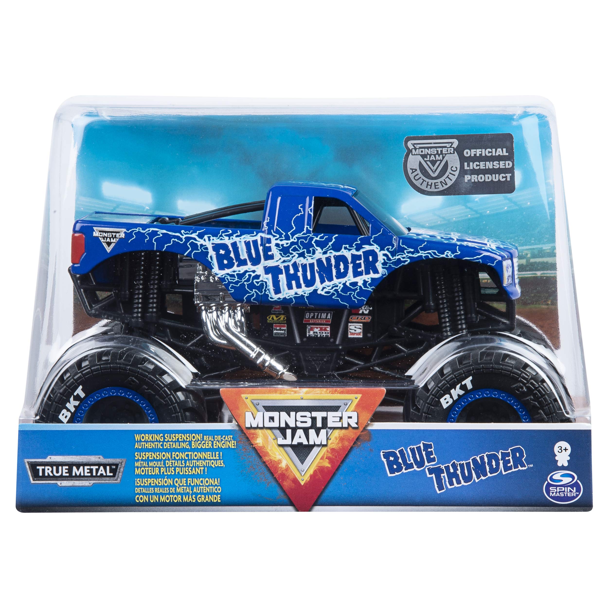 Vehículo Fundido Monster Jam Blue Thunder - Venta Internacional