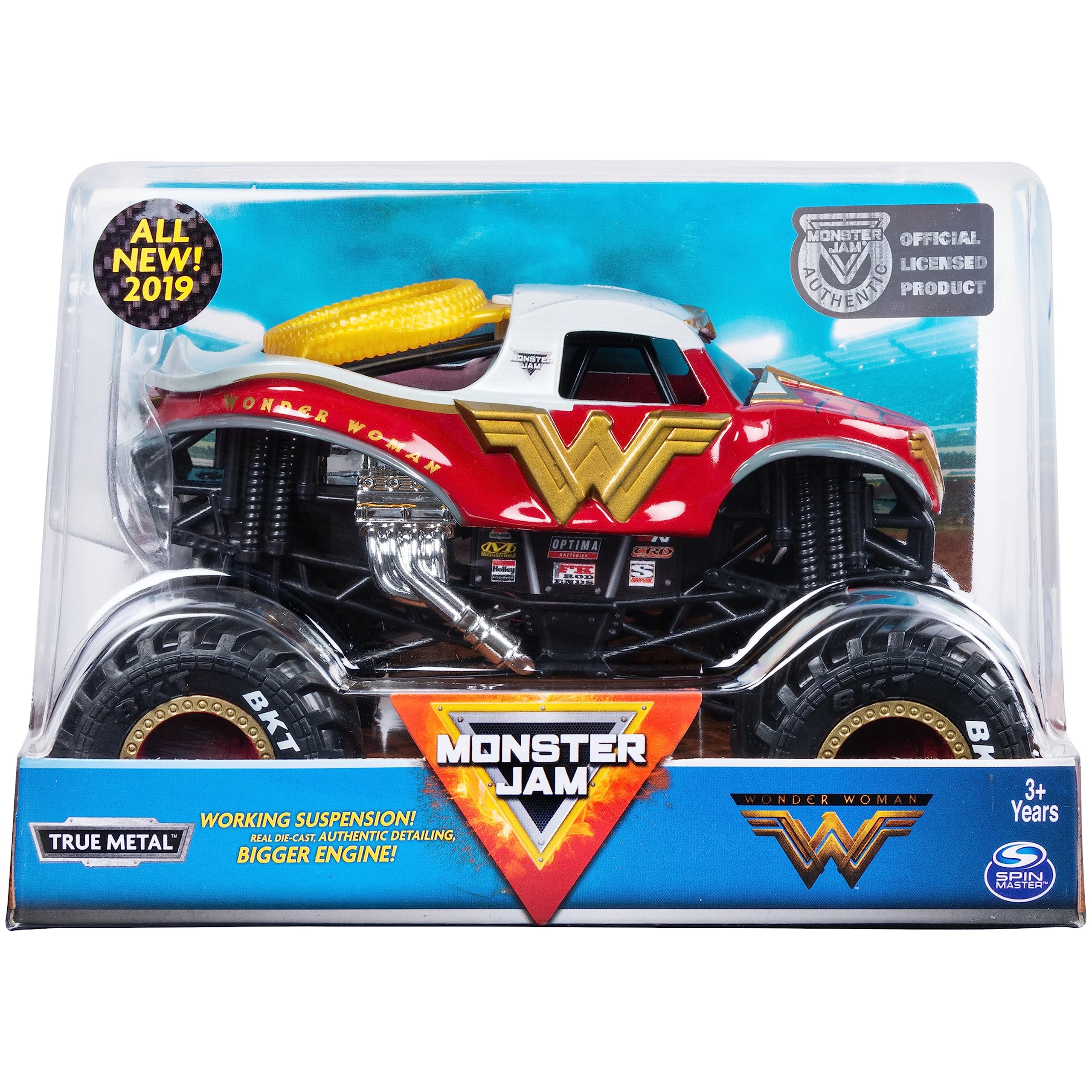Foto 1 | Monster Truck Monster Jam Wonder Woman- Venta Internacional