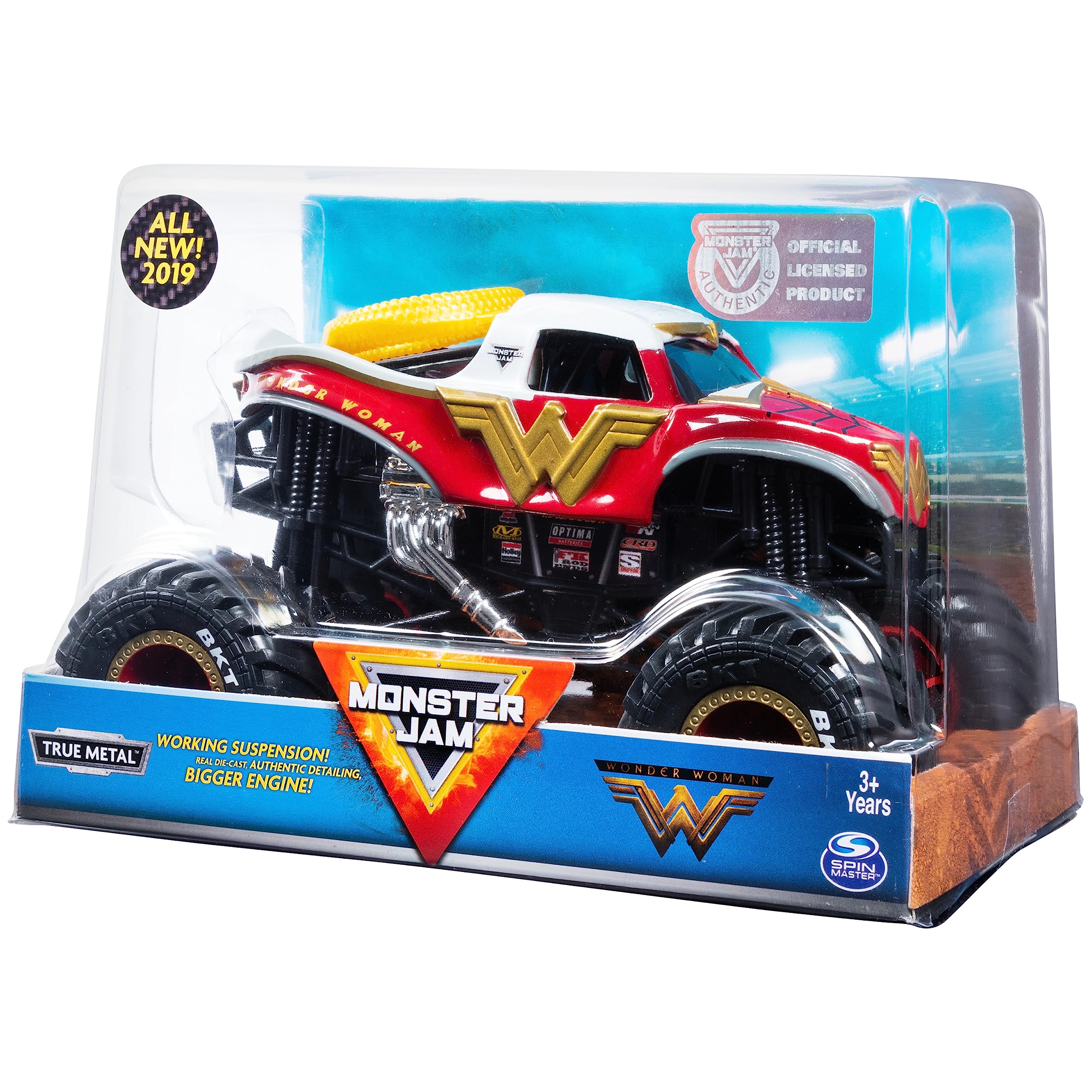Foto 4 | Monster Truck Monster Jam Wonder Woman- Venta Internacional