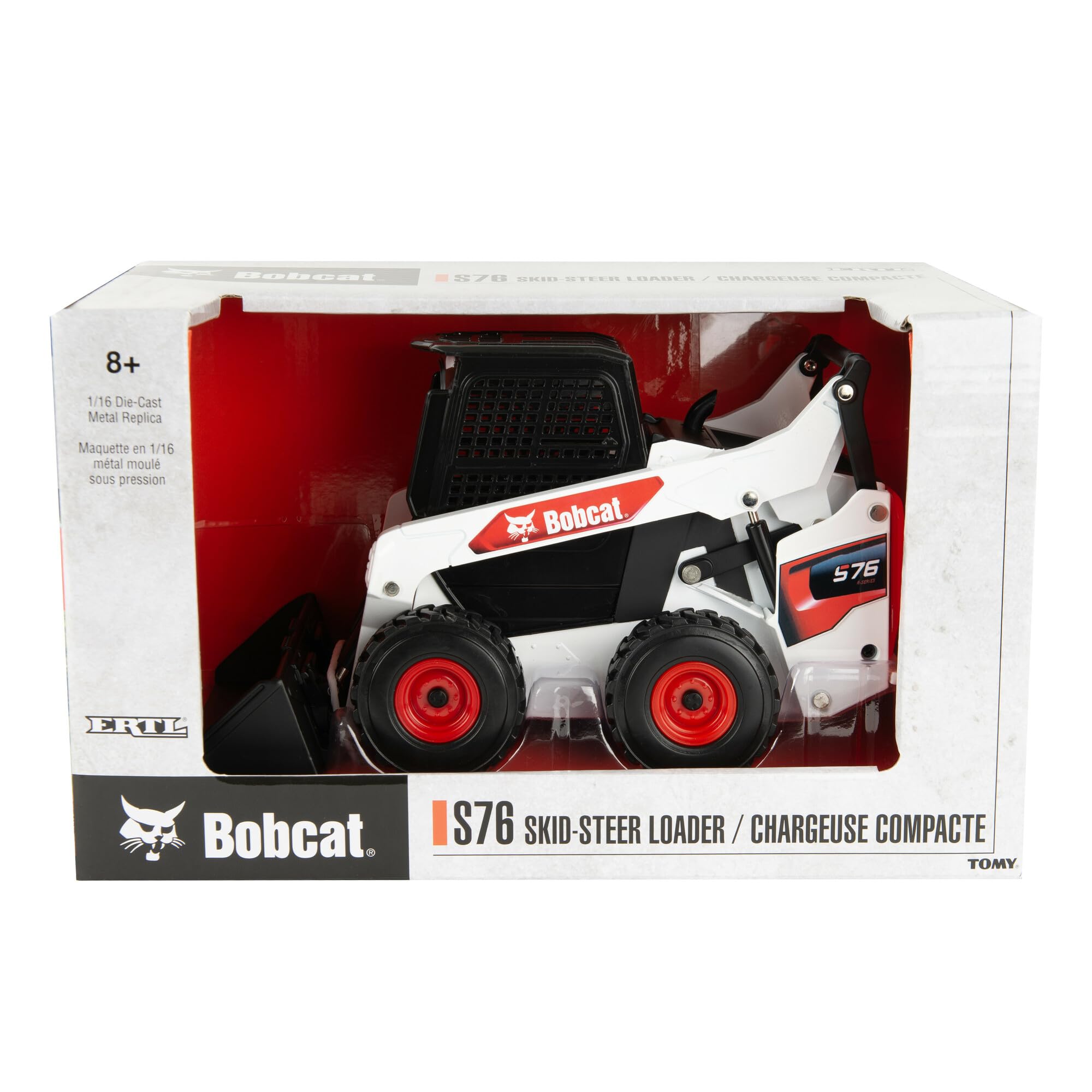 Foto 5 pulgar | Minicargadora de Juguete Ertl Bobcat S76 A Escala 1:16 Fundida A Presión - Venta Internacional