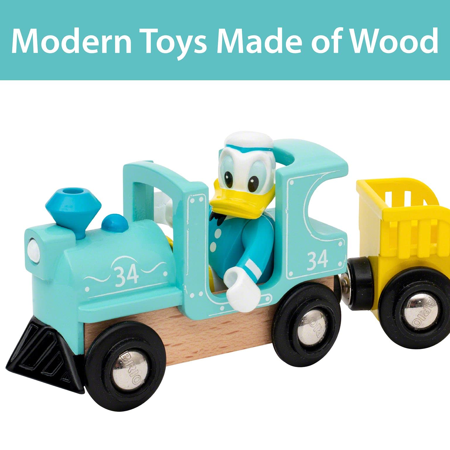 Foto 5 pulgar | Set de Tren de Juguete Brio Disney Mickey Donald Daisy Duck - Venta Internacional