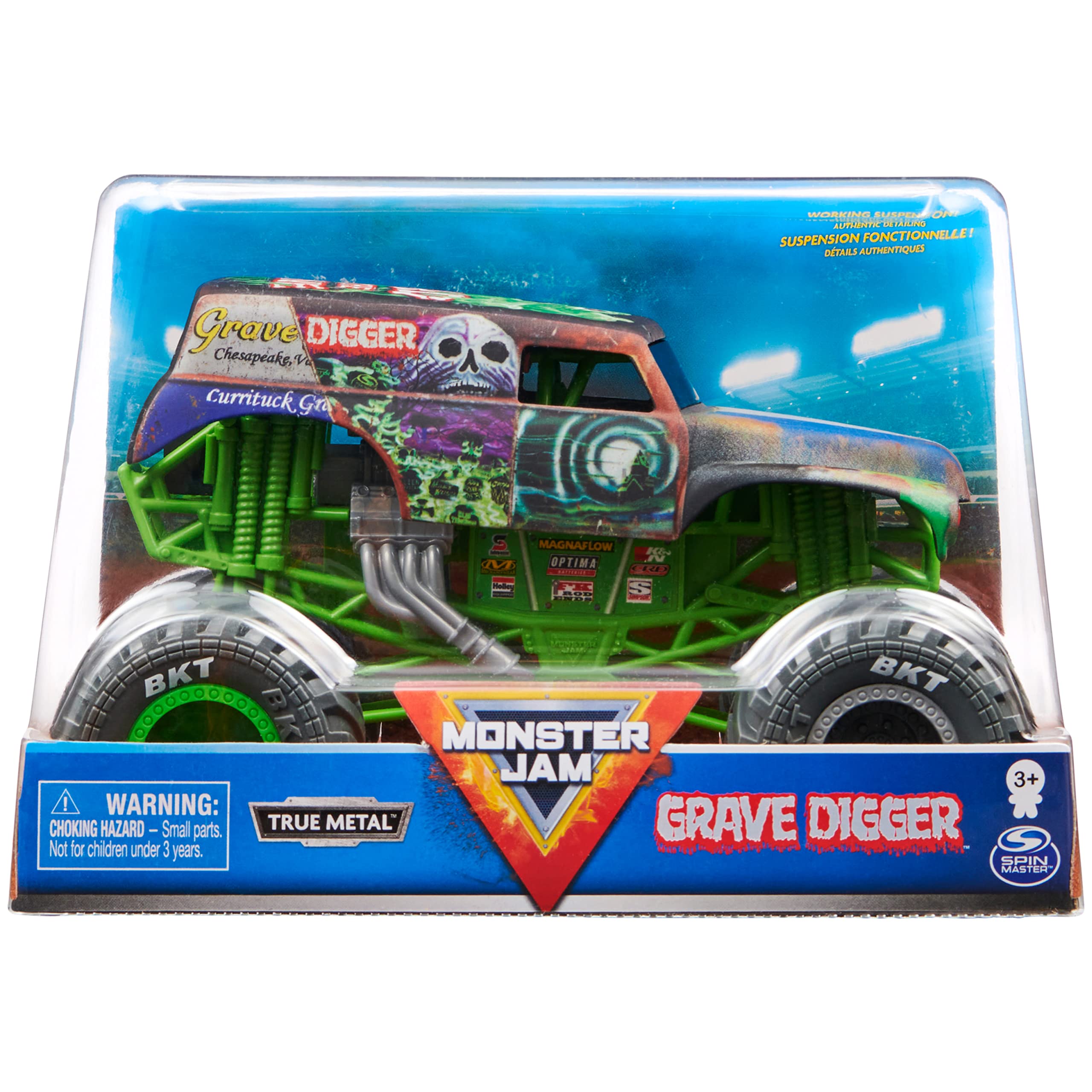 Foto 2 pulgar | Vehículo Monster Jam Grave Digger 1:24 - Venta Internacional