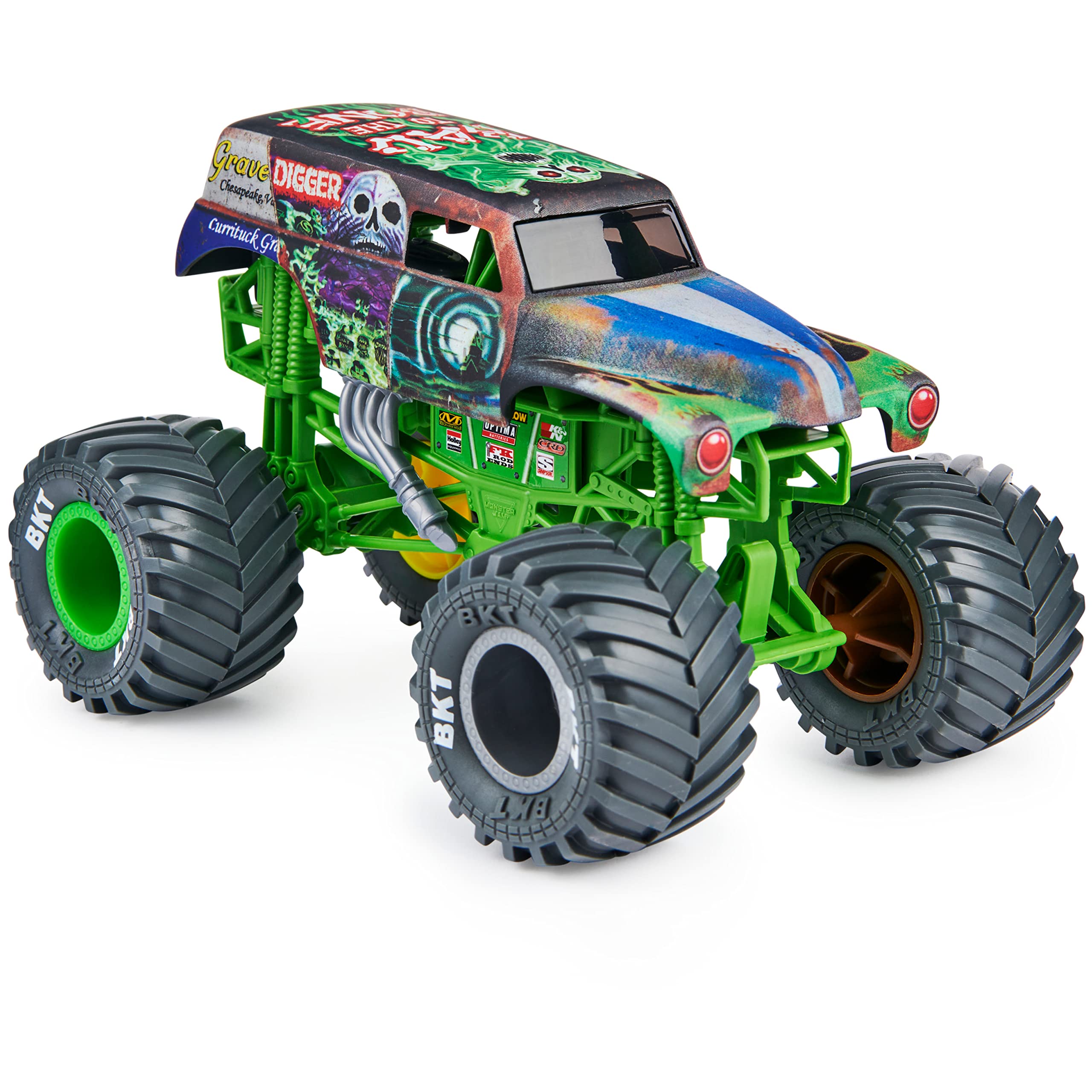 Foto 3 pulgar | Vehículo Monster Jam Grave Digger 1:24 - Venta Internacional