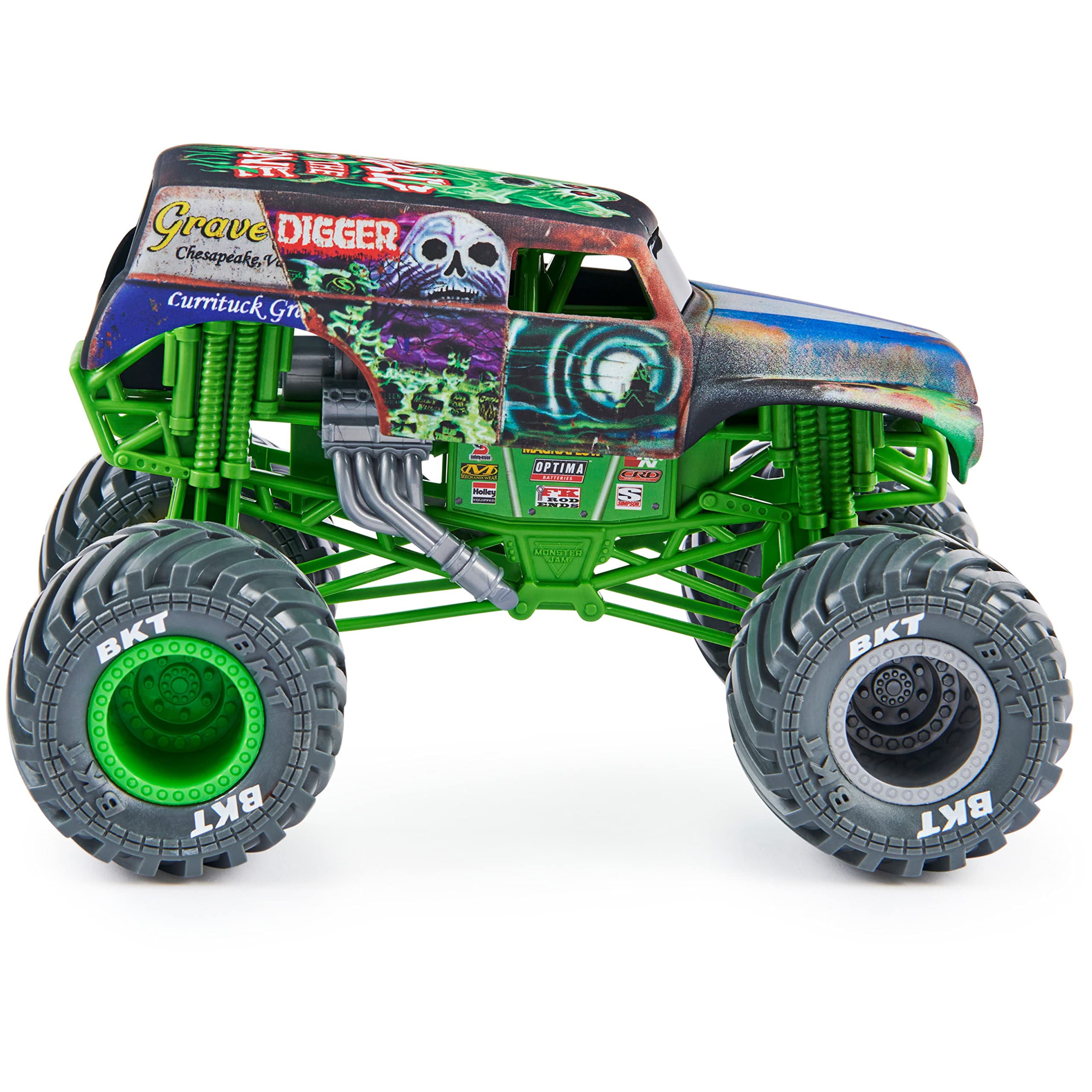 Foto 4 pulgar | Vehículo Monster Jam Grave Digger 1:24 - Venta Internacional