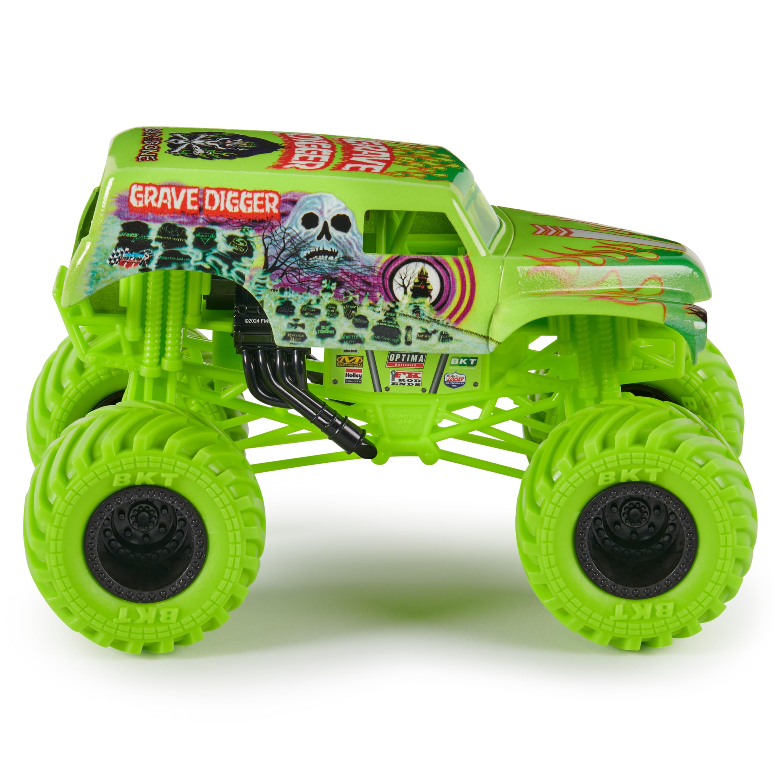 Foto 3 pulgar | Coleccionista Monster Truck Monster Jam Grave Digger 1:24 - Venta Internacional