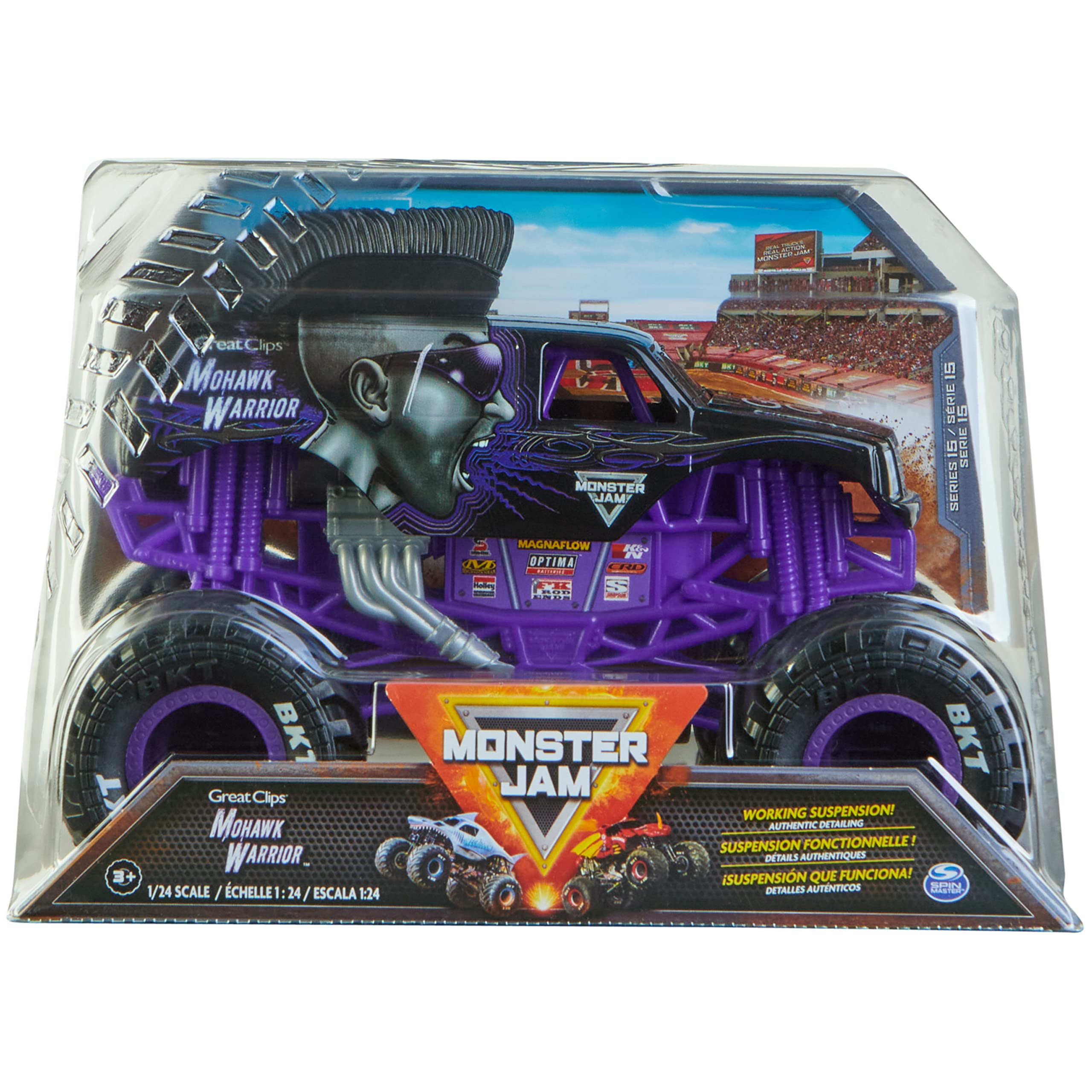 Foto 2 pulgar | Vehículo de Coleccionista Monster Jam Mohawk Warrior 1:24 - Venta Internacional