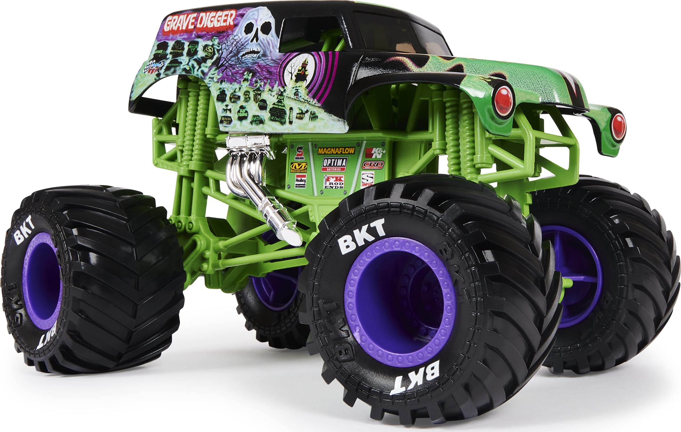 Foto 3 pulgar | Monster Truck Monster Jam Grave Digger Escala 1:24 - Venta Internacional