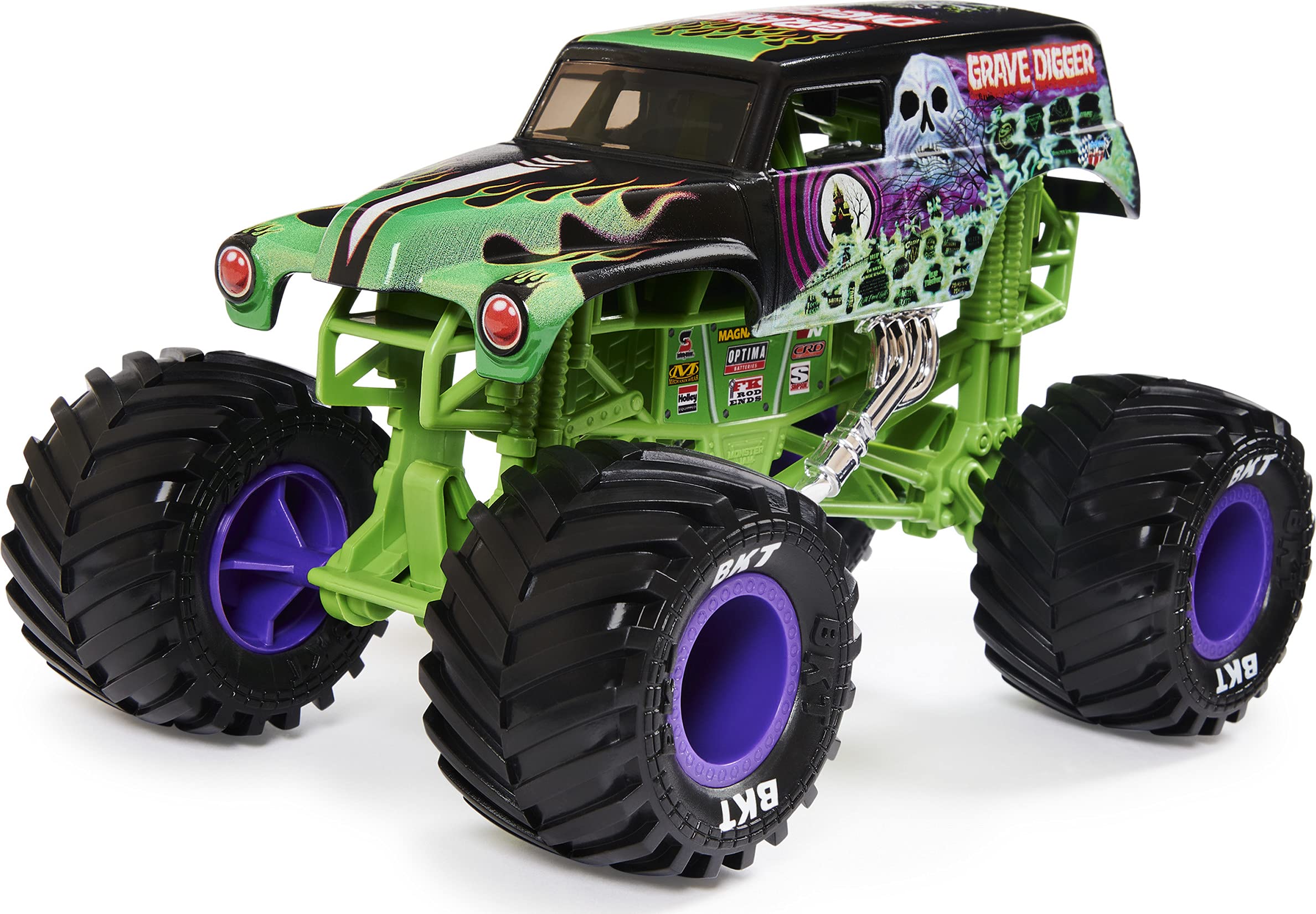 Foto 4 pulgar | Monster Truck Monster Jam Grave Digger Escala 1:24 - Venta Internacional
