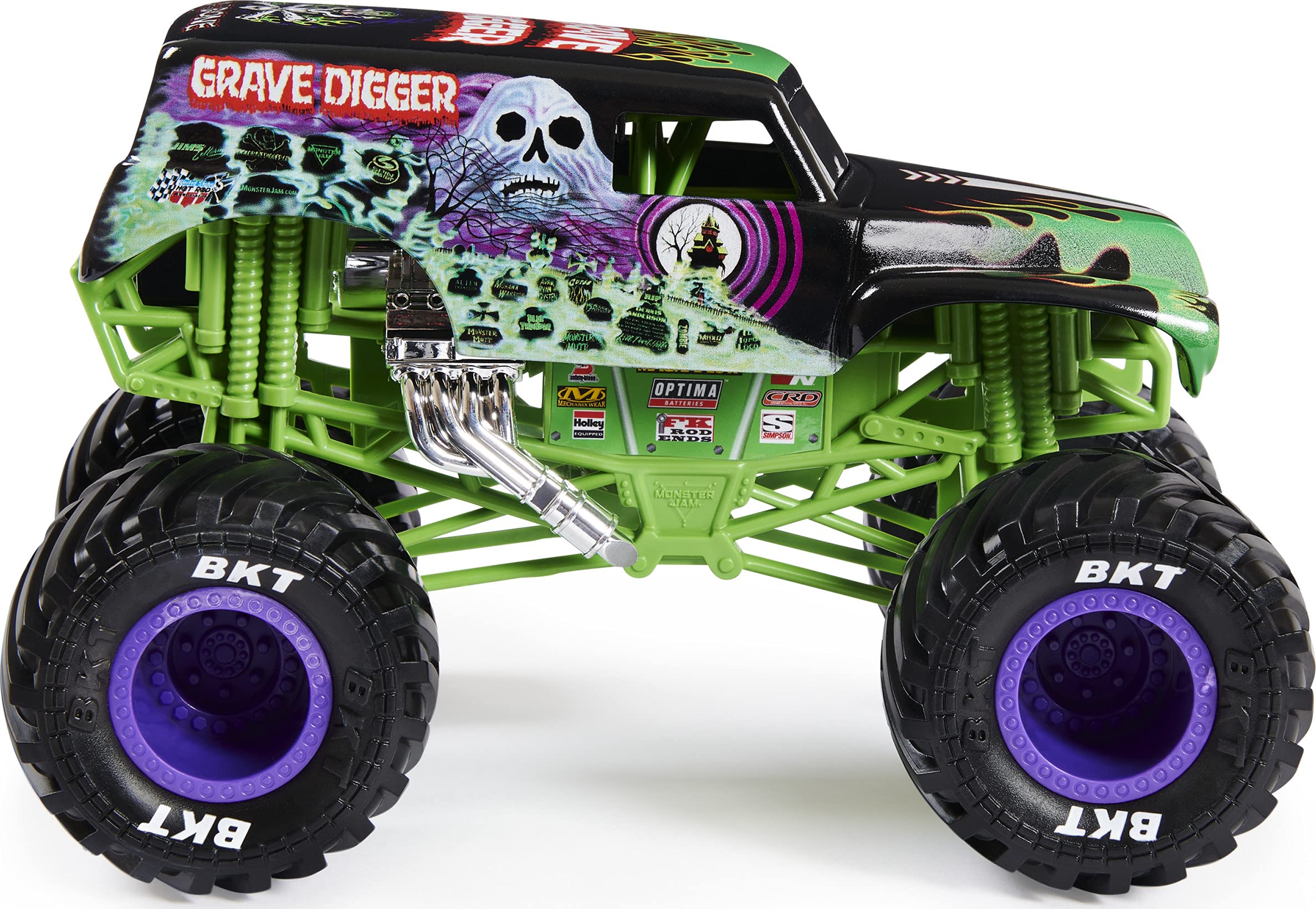Foto 5 pulgar | Monster Truck Monster Jam Grave Digger Escala 1:24 - Venta Internacional