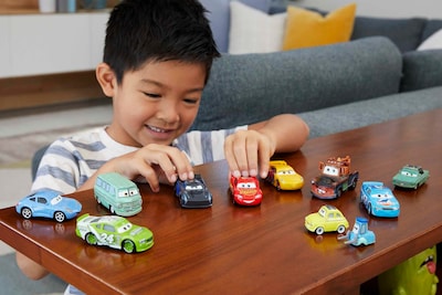 Foto 3 | Set de Coches de Juguete Mattel Disney Pixar Cars Mini Racers Fundidos a Presión - Venta Internacional