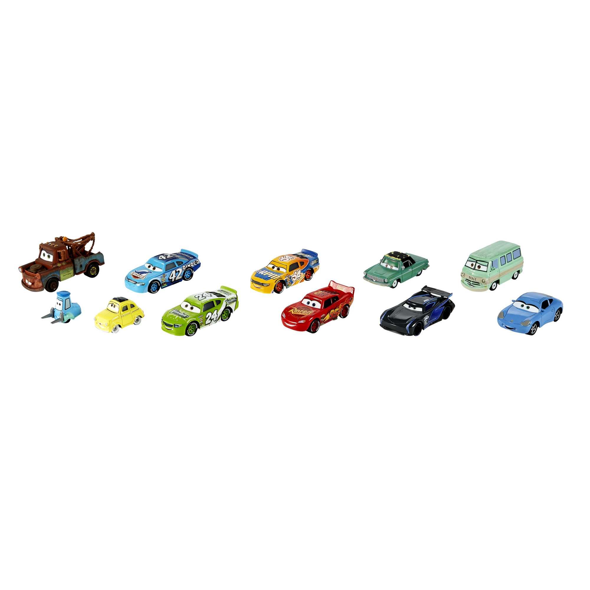 Foto 5 pulgar | Set de Coches de Juguete Mattel Disney Pixar Cars Mini Racers Fundidos a Presión - Venta Internacional