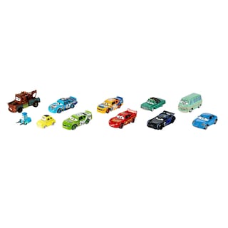 Foto 4 | Set de Coches de Juguete Mattel Disney Pixar Cars Mini Racers Fundidos a Presión - Venta Internacional