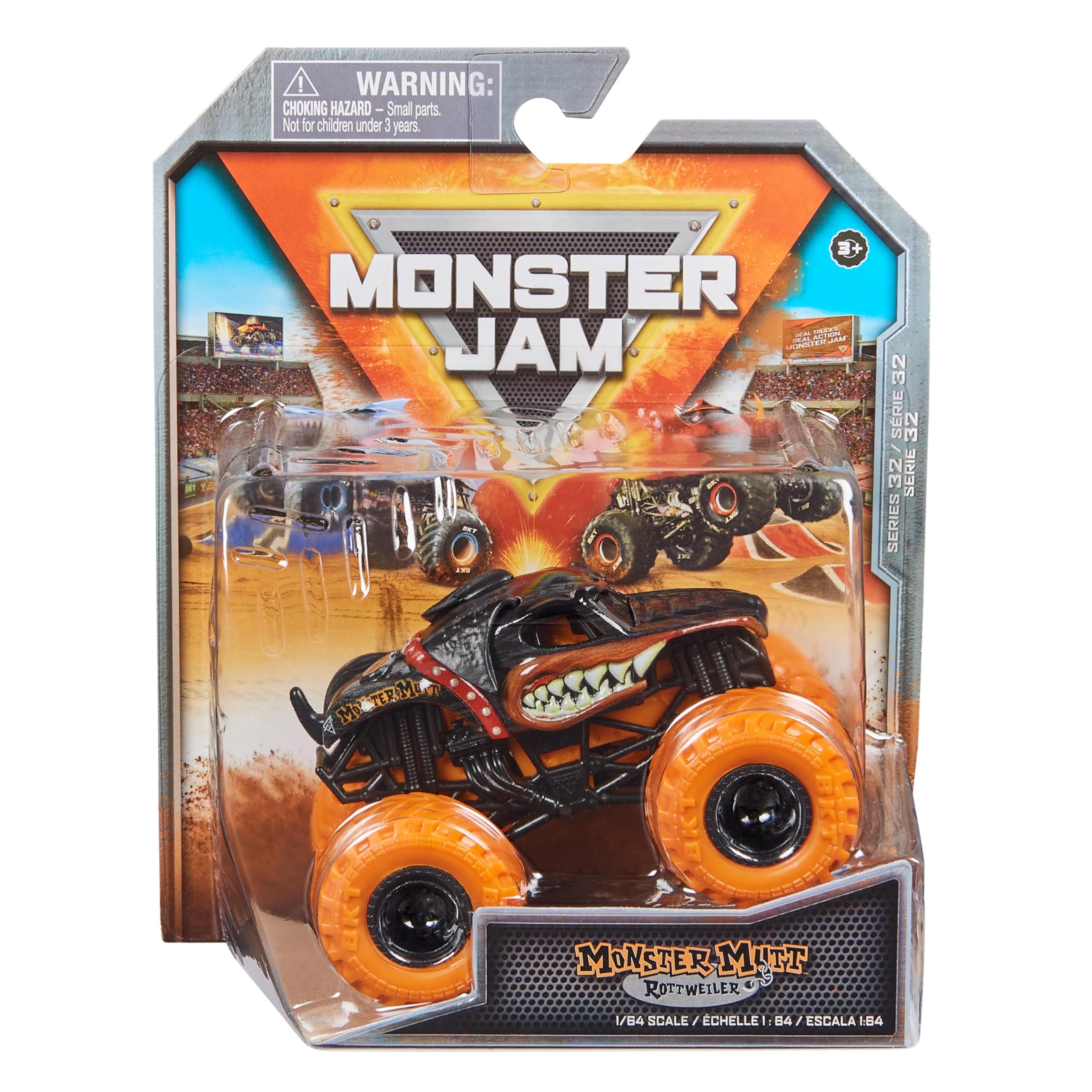 Foto 3 pulgar | Camión Fundido Monster Jam 2023 Spin Master 1:64 Rottweiler - Venta Internacional