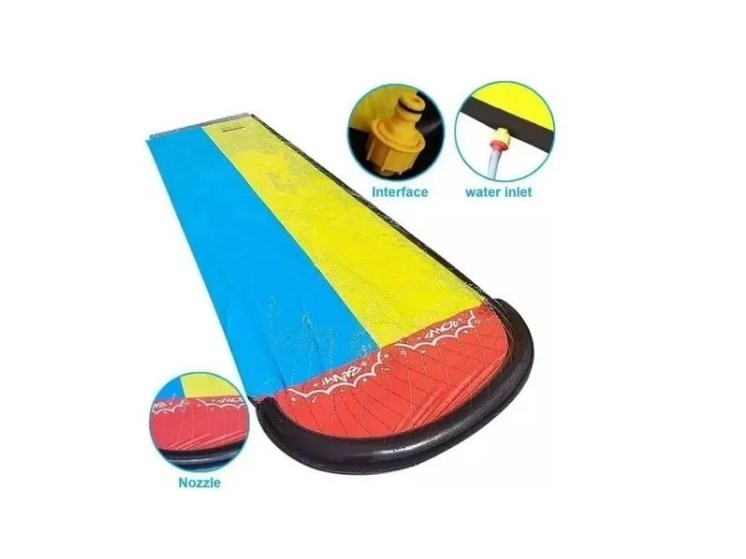 Foto 3 pulgar | Tobogán Acuático Slider Water Lane Race Kids Summer - Venta Internacional