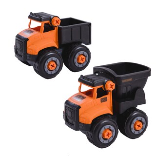 Foto 2 | Kit 2 Camiones Y Destornillador Black+decker Take Apart Dot