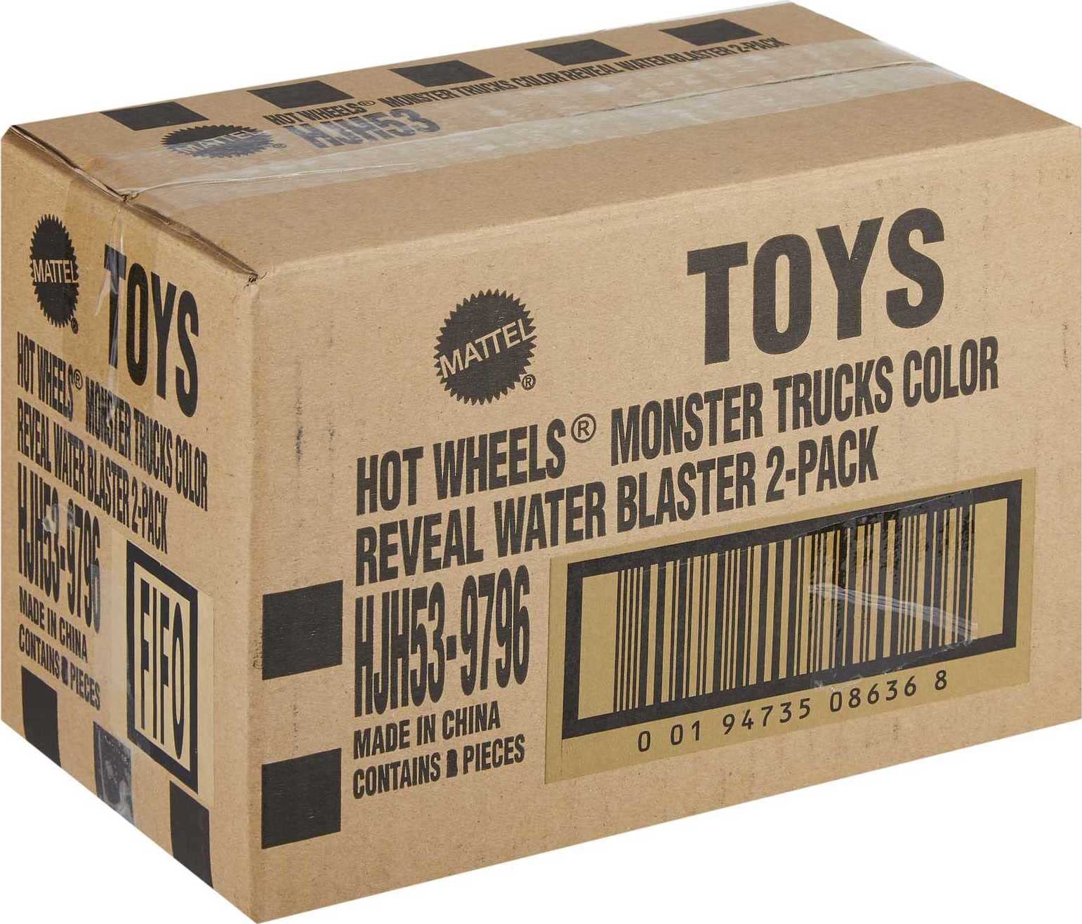 Foto 7 pulgar | Juguete Hot Wheels Monster Trucks Paquete de 2 con Tanque de Agua - Venta Internacional