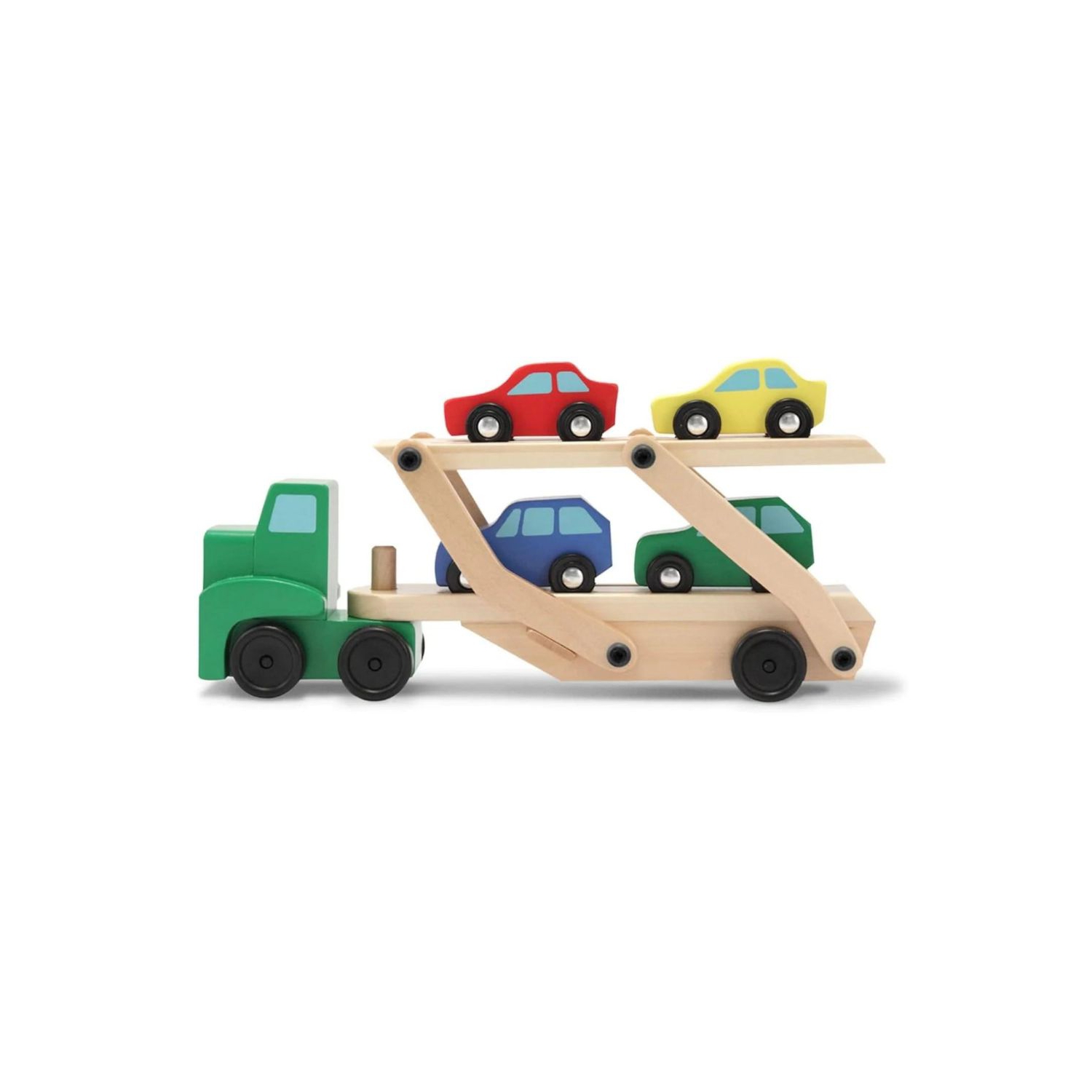 Foto 2 pulgar | Transportador de Madera Montessori para Camión De Juguete Con 4 Coches De 1 A 6 Años - Venta Internacional