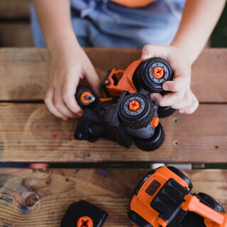 Foto 3 | Camión Mezclador De Cemento Black+decker Take Apart Dot