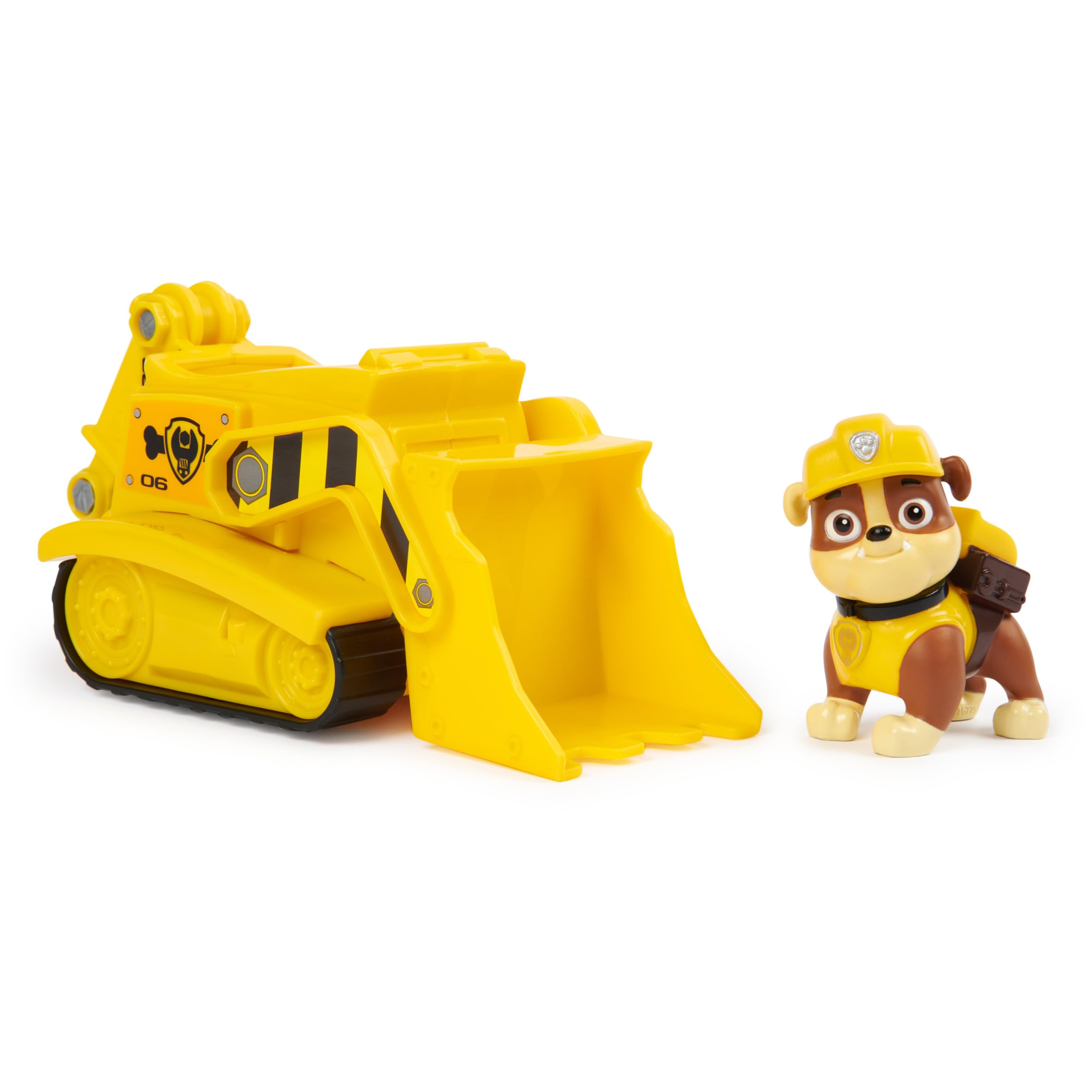 Foto 2 pulgar | Vehículo de Juguete Paw Patrol Rubble's Bulldozer con Figura de Acción - Venta Internacional