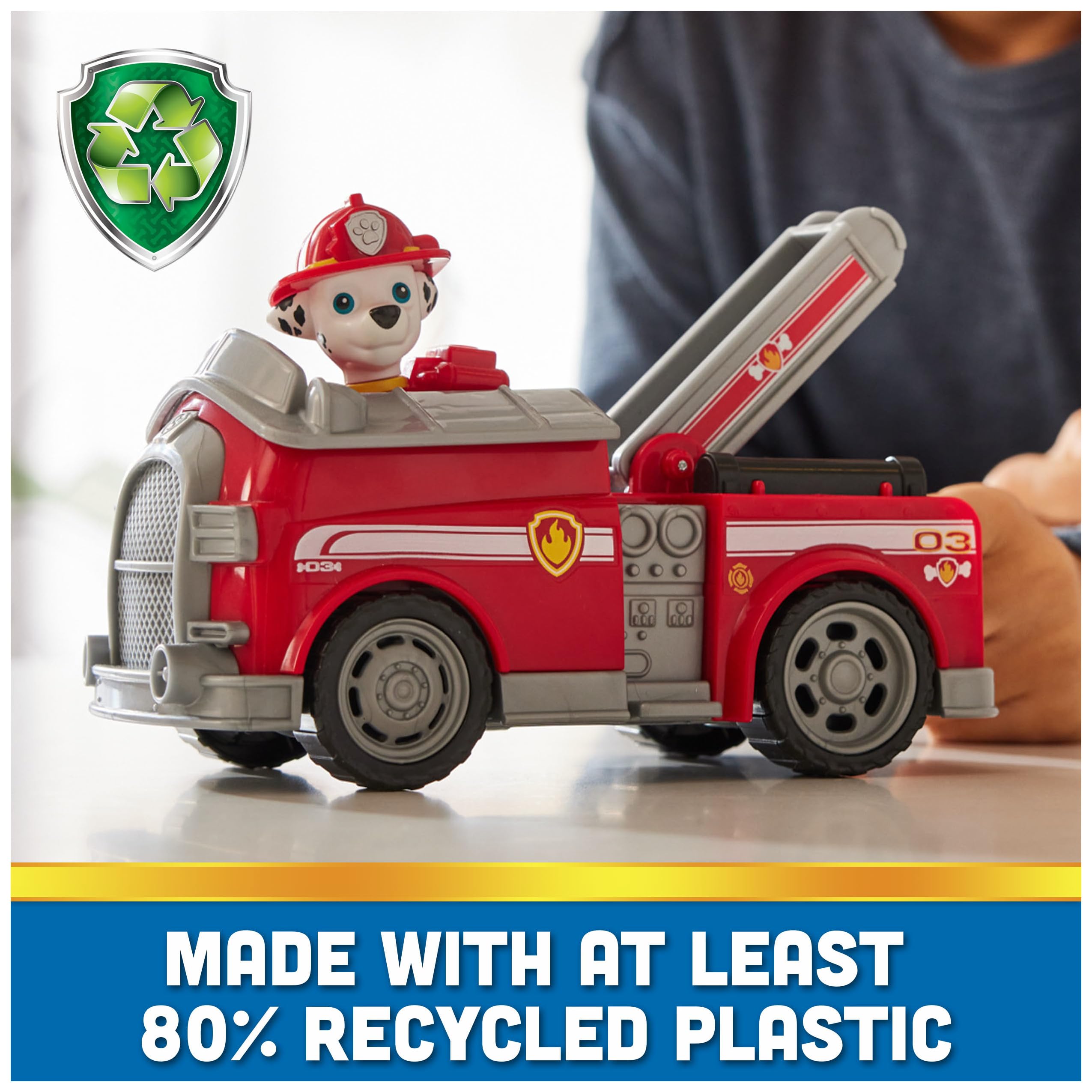 Foto 3 pulgar | Camión de Juguete Paw Patrol Marshall's Firetruck con Figura de Más de 3 Años - Venta Internacional