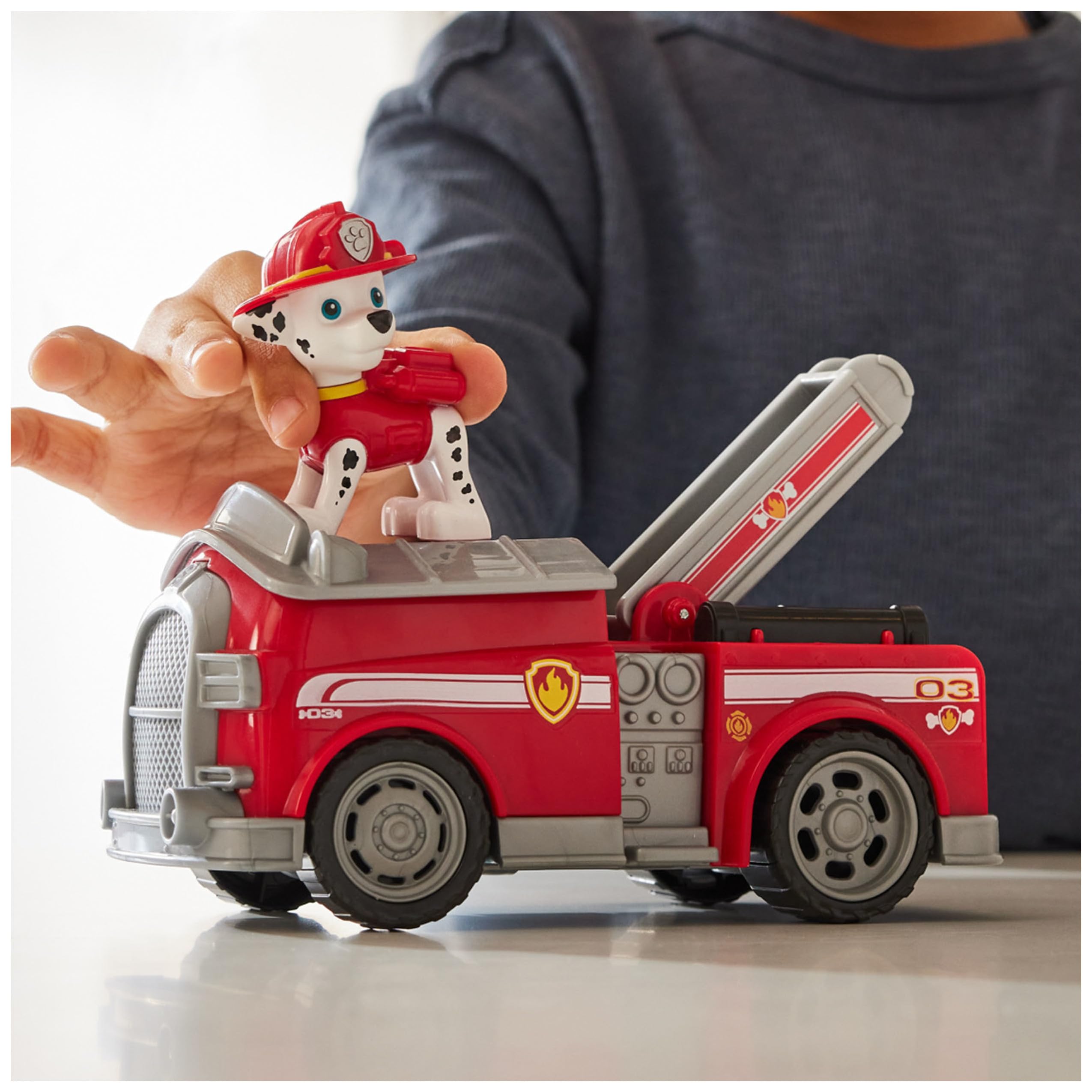 Foto 5 pulgar | Camión de Juguete Paw Patrol Marshall's Firetruck con Figura de Más de 3 Años - Venta Internacional