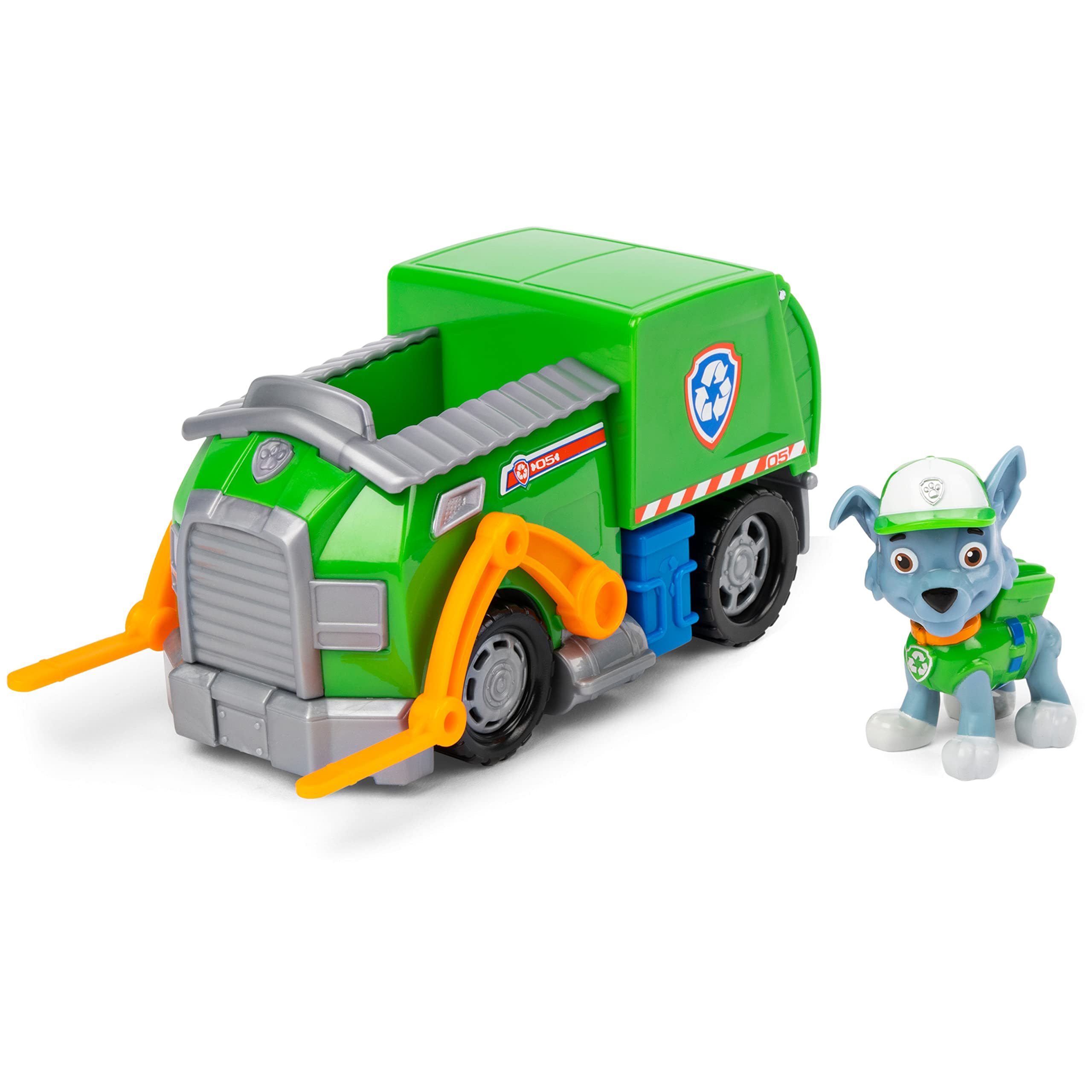 Foto 1 | Truck Paw Patrol Rocky's Recycle con Figura de Acción - Venta Internacional