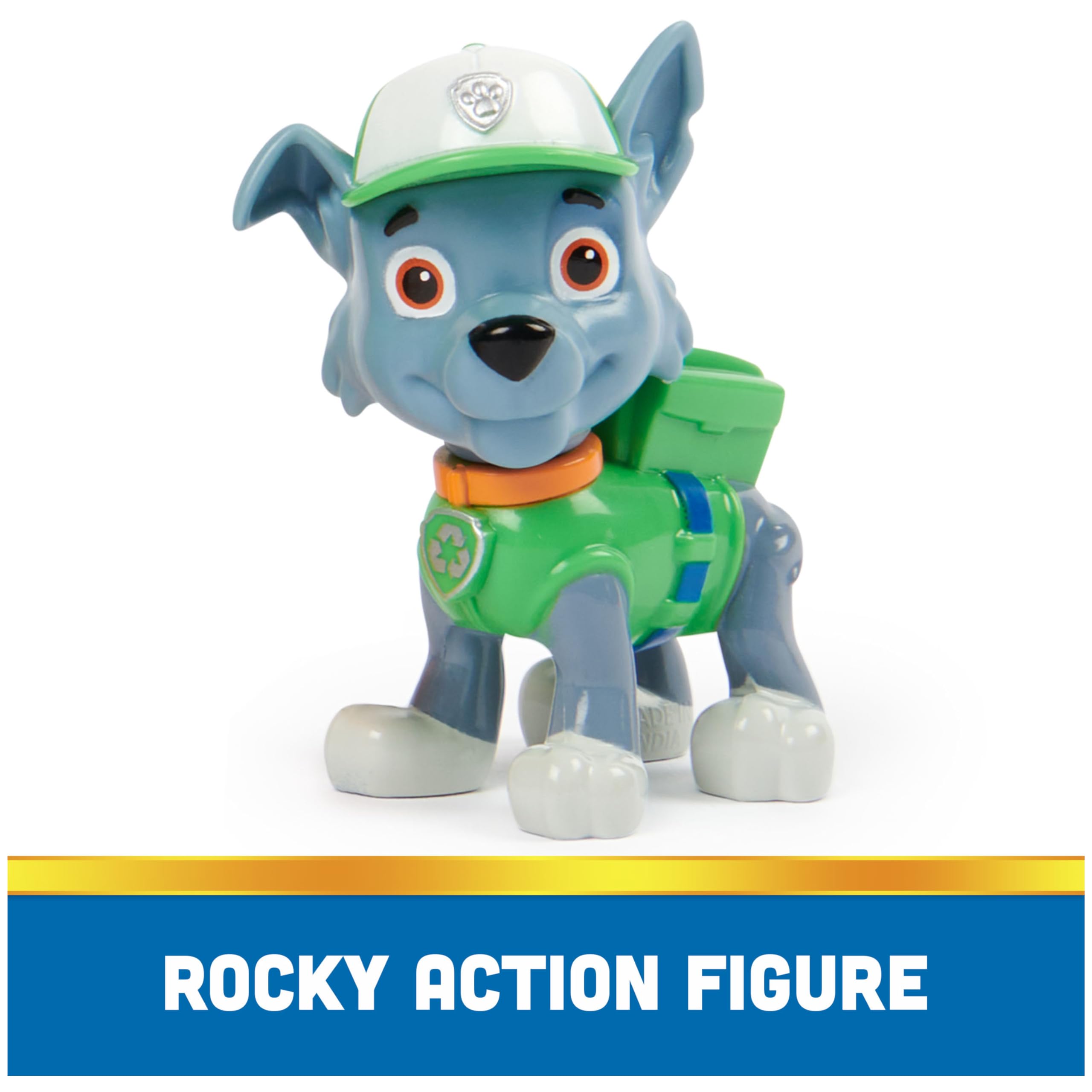 Foto 7 pulgar | Truck Paw Patrol Rocky's Recycle con Figura de Acción - Venta Internacional