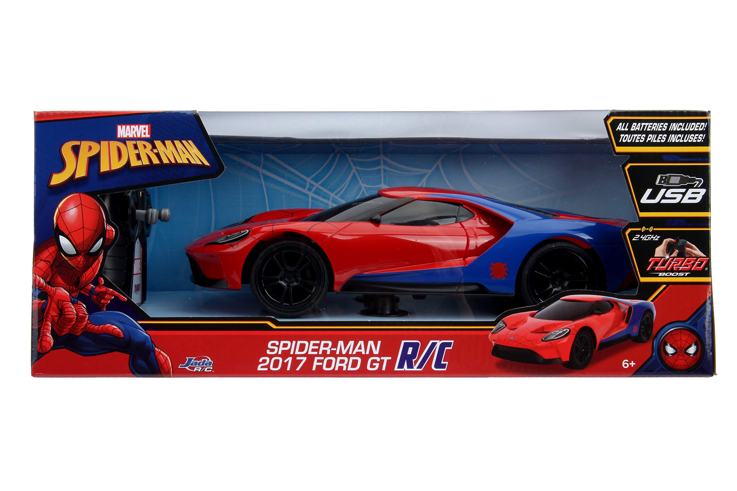 Foto 3 pulgar | Carro a Control Remoto Jada Toys Spider-Man 2017 Ford-Venta Internacional