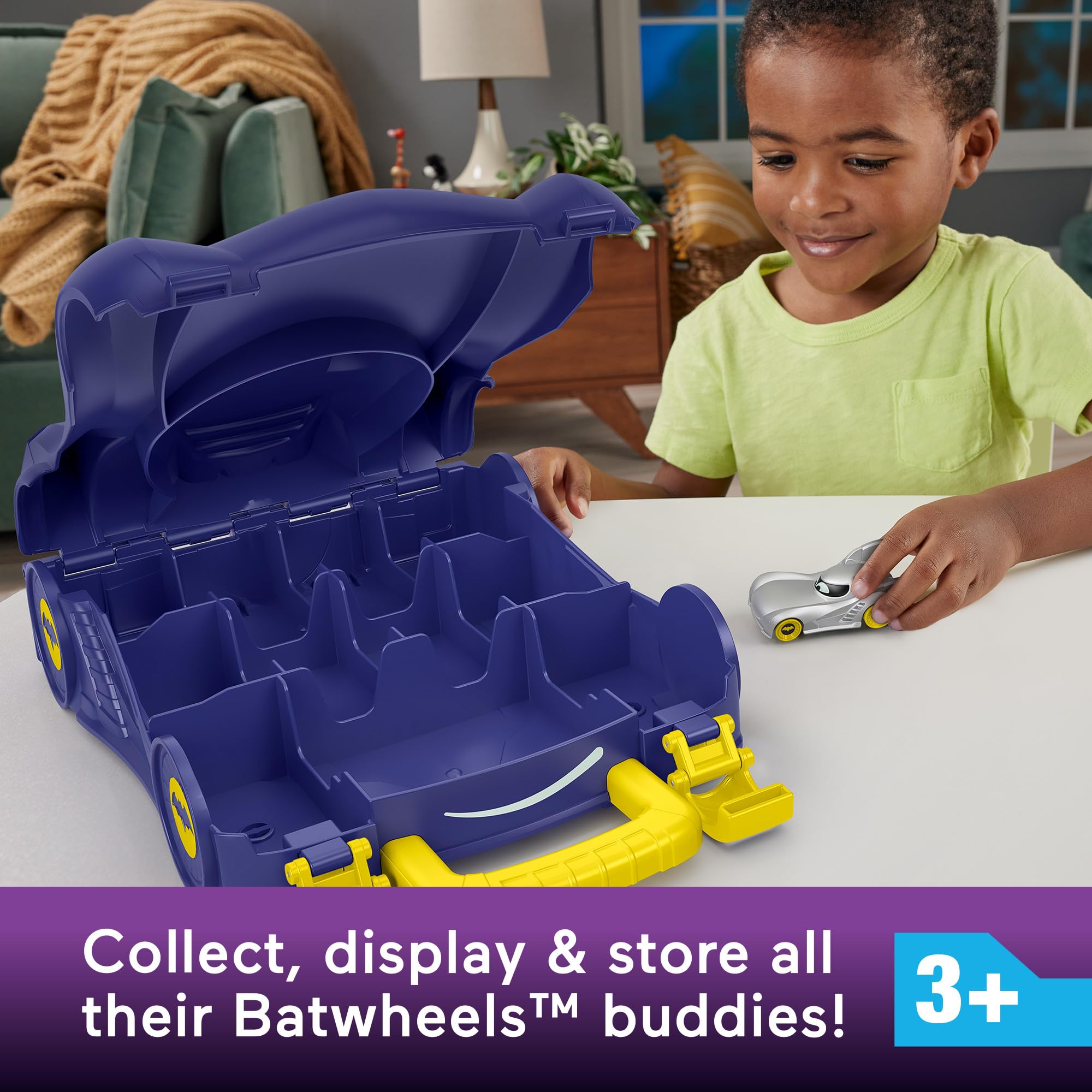 Foto 3 pulgar | Maletín de transporte Fisher-Price DC Batwheels Batmobile - Venta Internacional