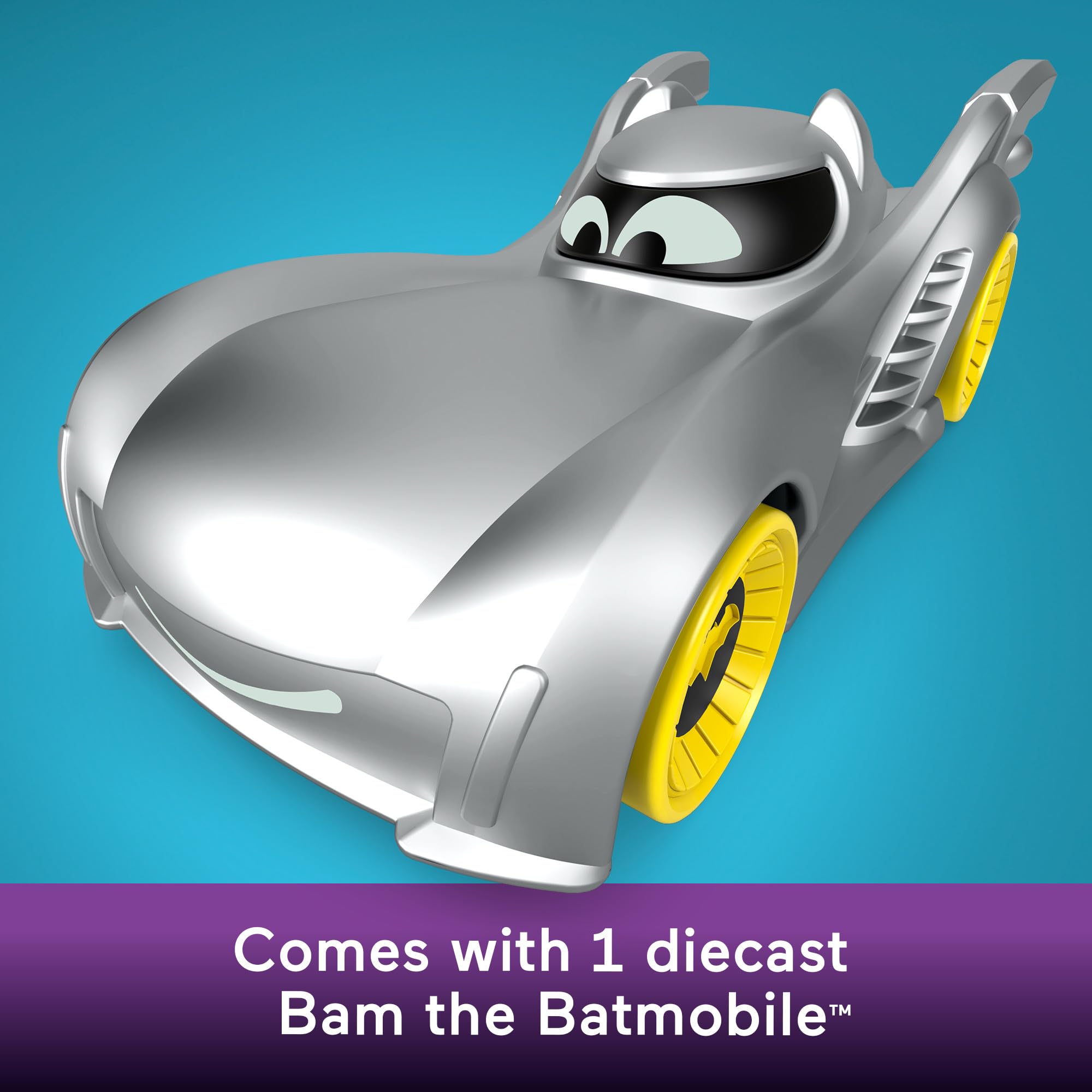 Foto 6 pulgar | Maletín de transporte Fisher-Price DC Batwheels Batmobile - Venta Internacional
