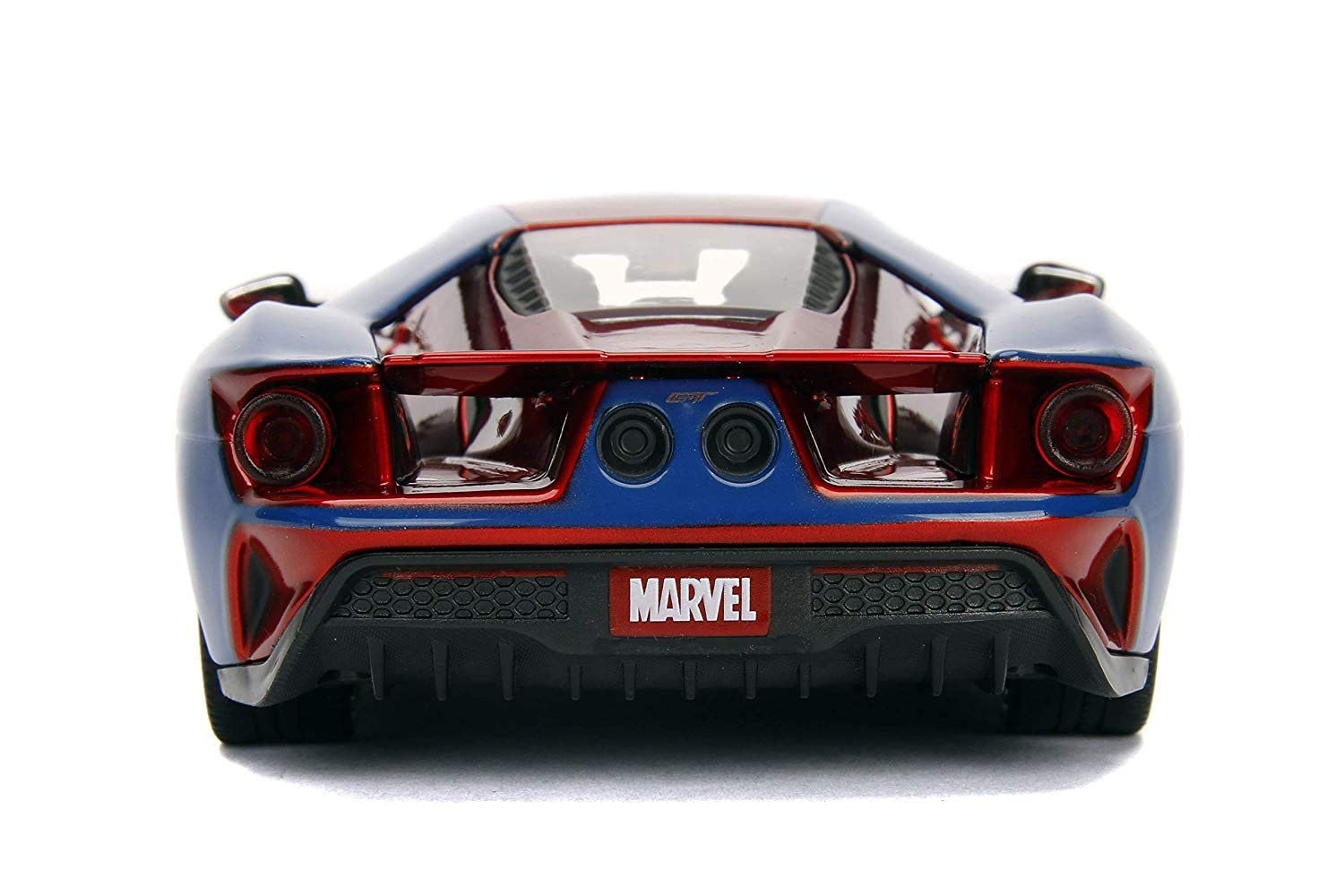 Foto 8 pulgar | Coche Fundido A Presión Jada Toys Marvel 2017 Ford Gt 1:24 Con Spider-man - Venta Internacional.