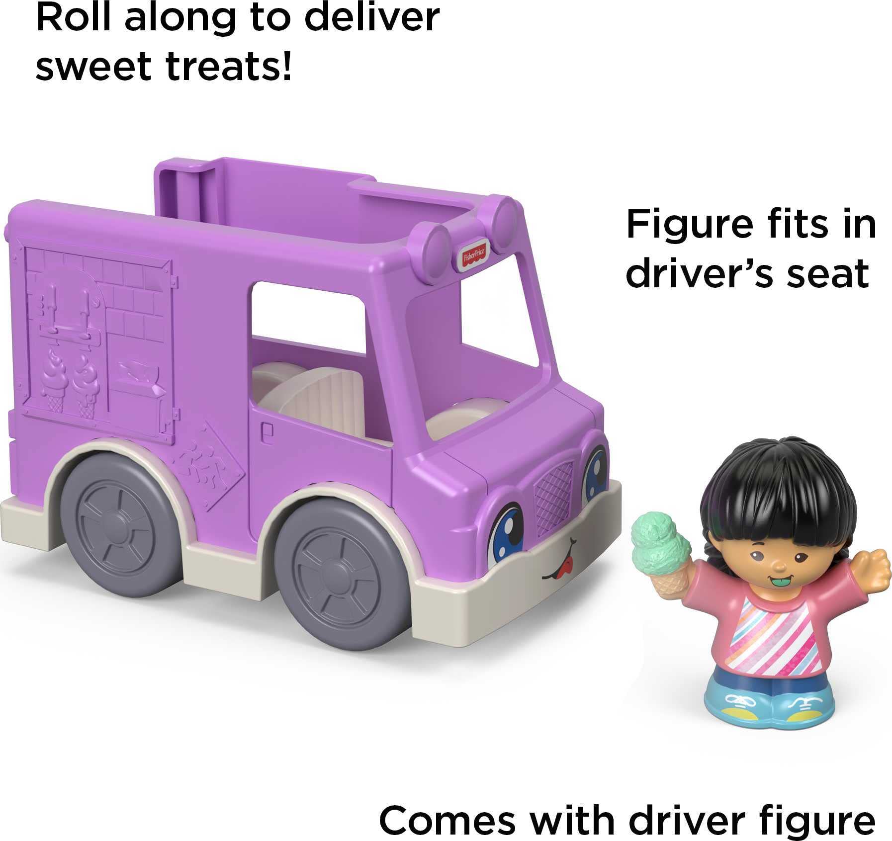 Foto 3 pulgar | La Gente Pequeña De Toy Fisher-price Comparte Un Fantástico Camión De Helados - Venta Internacional.