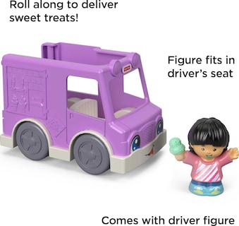 Foto 2 | La Gente Pequeña De Toy Fisher-price Comparte Un Fantástico Camión De Helados - Venta Internacional.