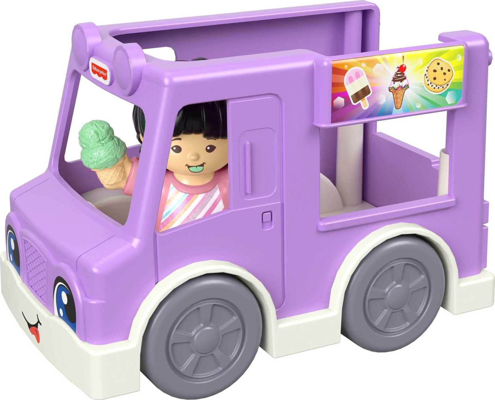 Foto 4 pulgar | La Gente Pequeña De Toy Fisher-price Comparte Un Fantástico Camión De Helados - Venta Internacional.