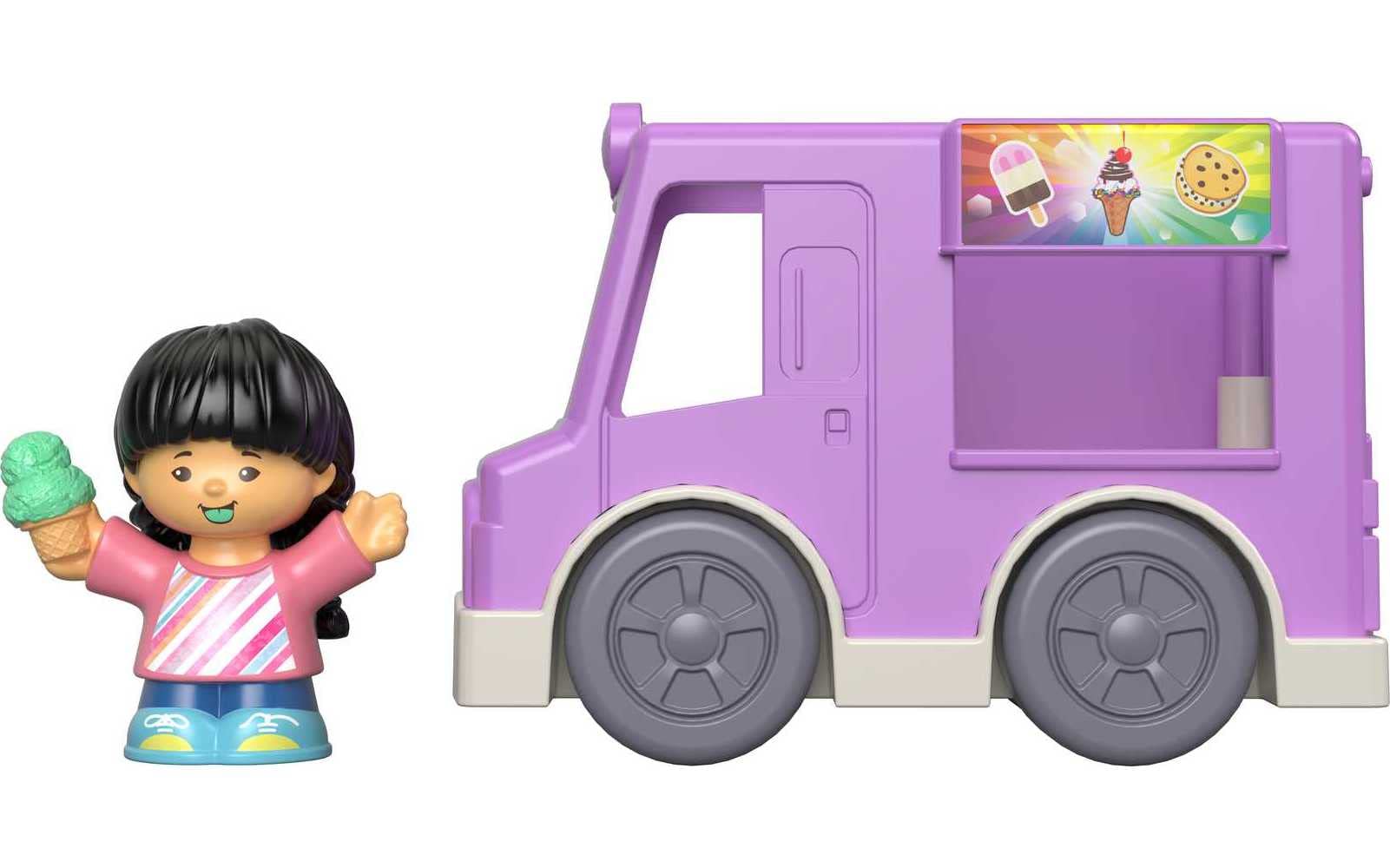 Foto 4 | La Gente Pequeña De Toy Fisher-price Comparte Un Fantástico Camión De Helados - Venta Internacional.