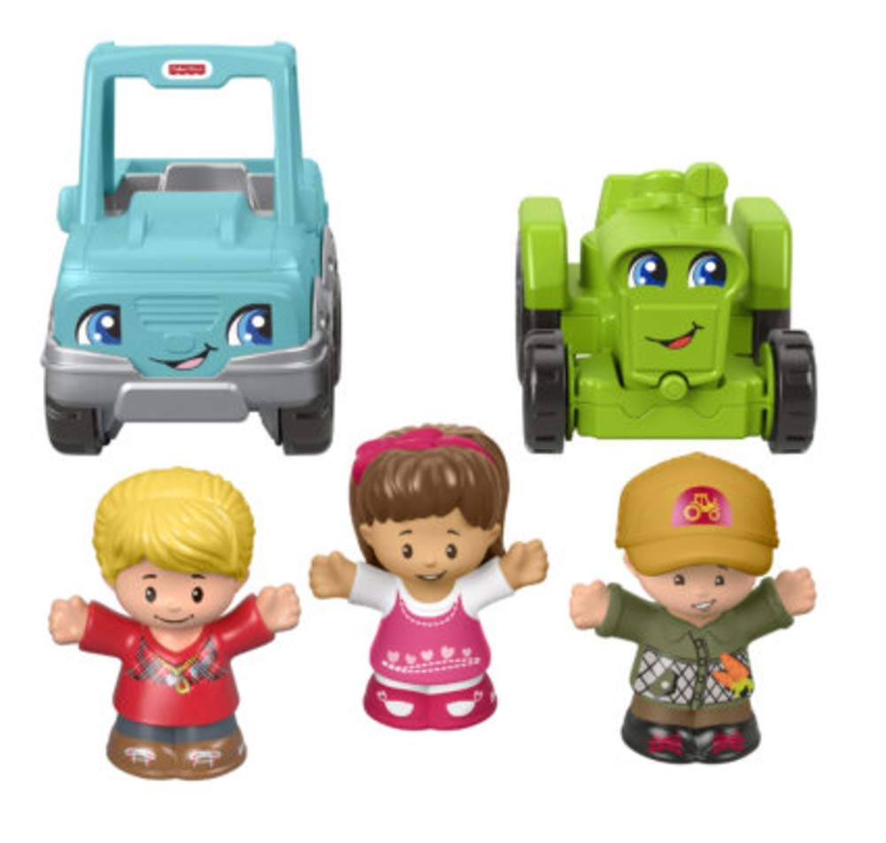 Set De Regalo Fisher-price Little People Truckin' Along Para Vehículos De Juguete - Venta Internacional.