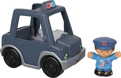 Foto 4 | Un Coche De Policía De Toy Fisher-price Para Personas Pequeñas Que Ayudan A Otros - Venta Internacional.